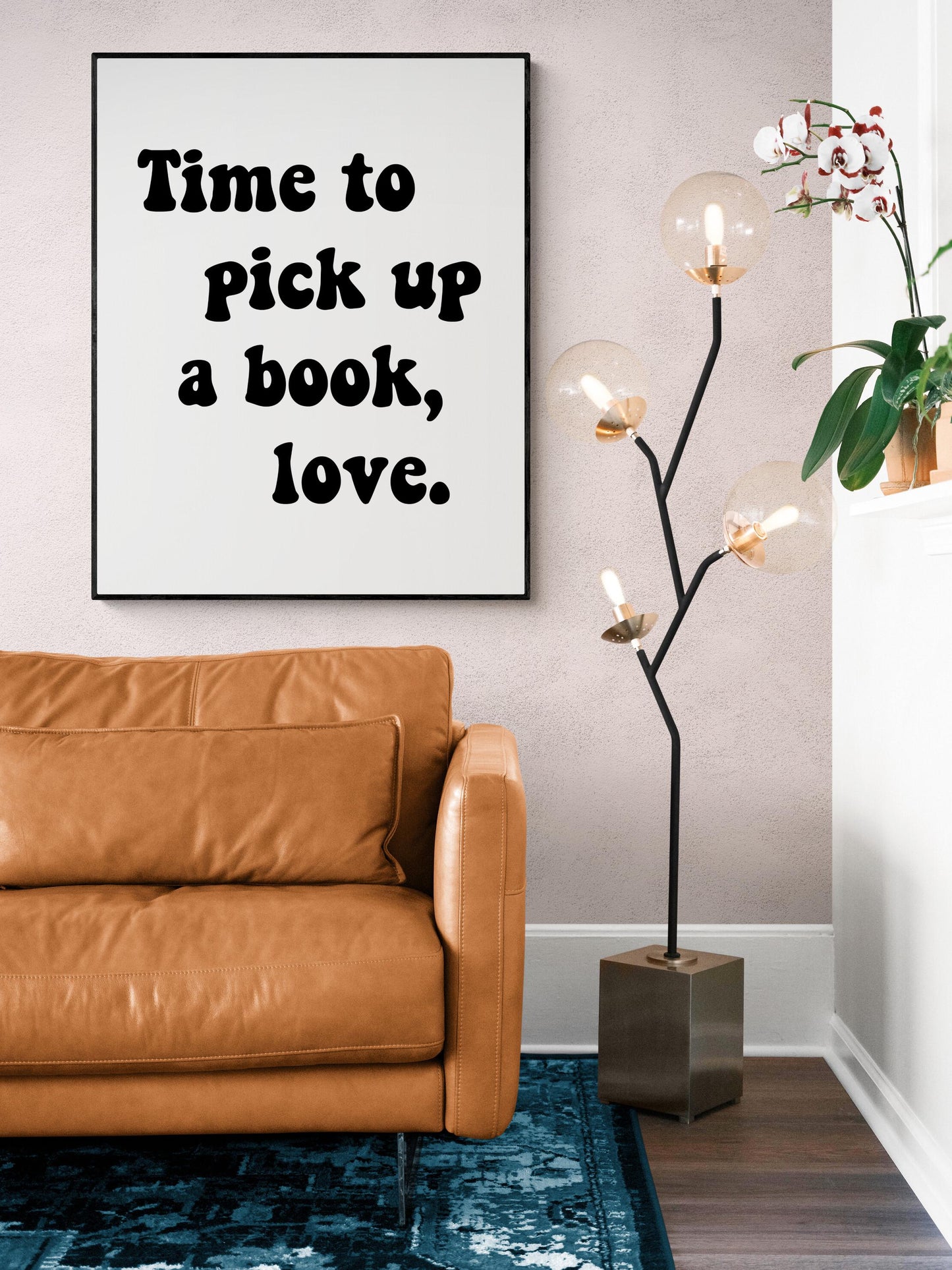 Nighttime Book Club Ticket Stub | Pink Aesthetic for Women | Bedroom Living Room | Vintage Trendy Preppy | Home Decor | Literary Art Print