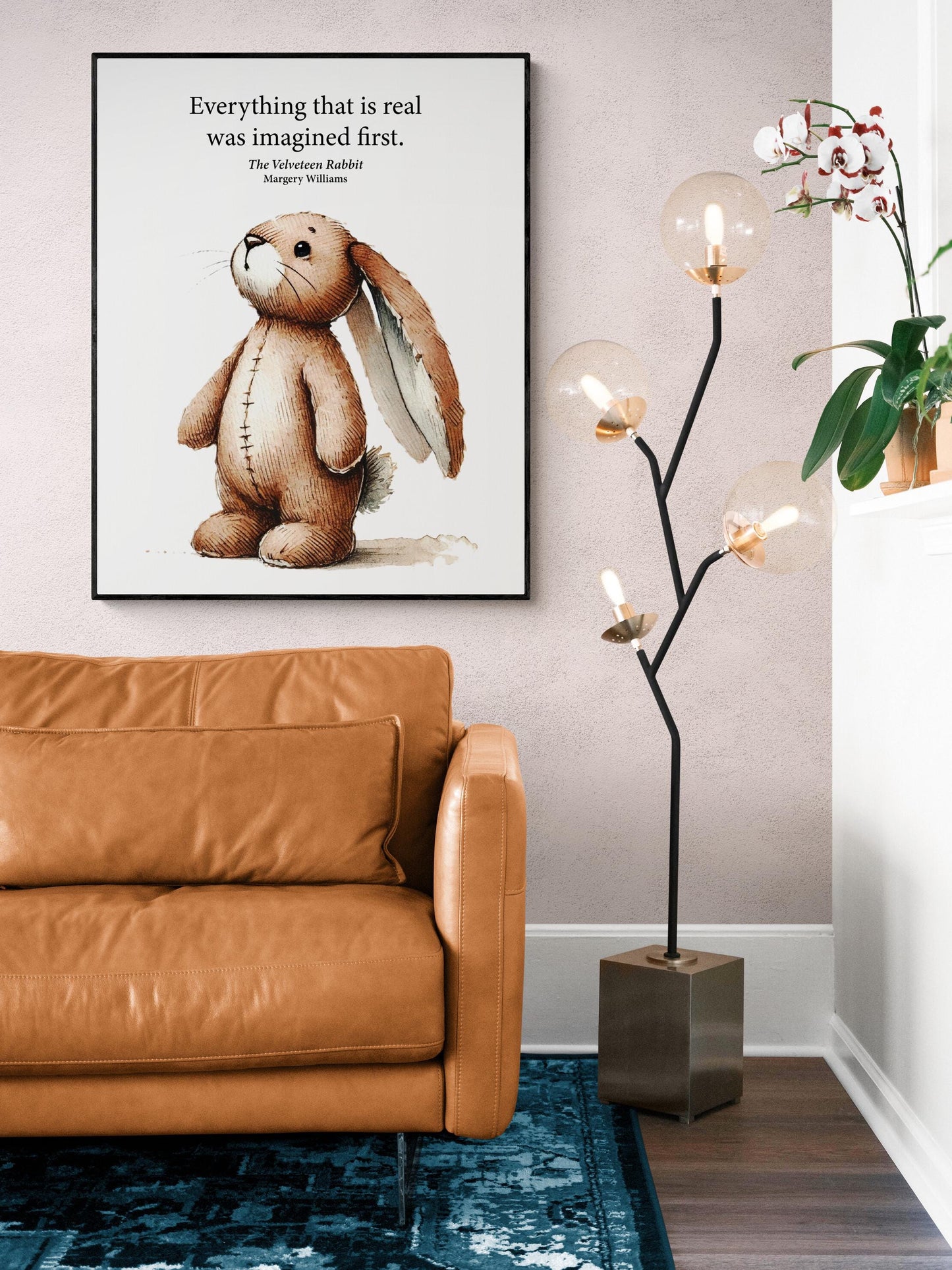 Everything That Is Real | The Velveteen Rabbit | Margery Williams | Children's Literature | Home Decor | Watercolor | Literary Art Print