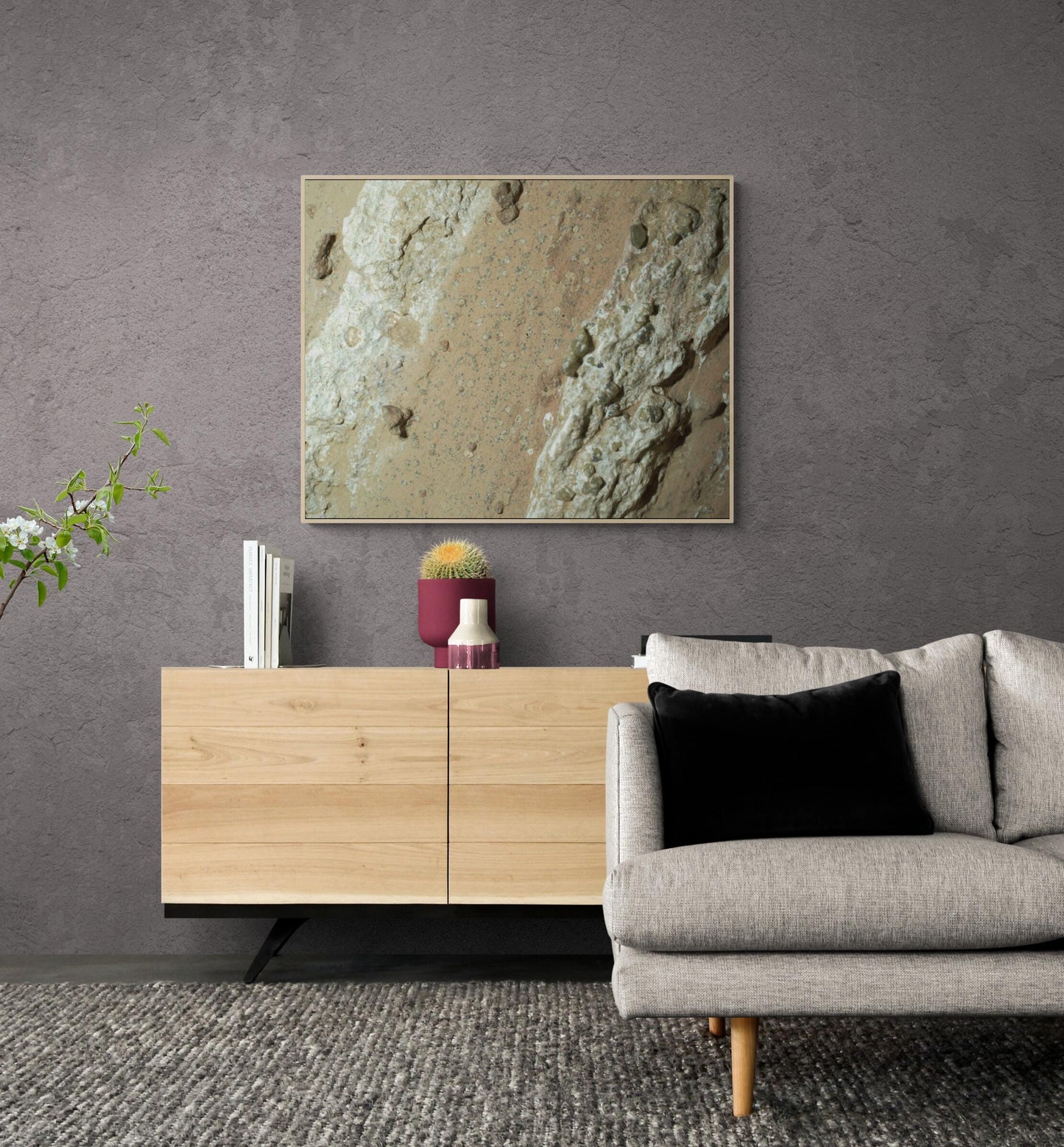 Cheyava Falls Art Print | NASA Perseverance Rover | Mars Ancient Life | Home Decor | Space Exploration | Home Decor Poster