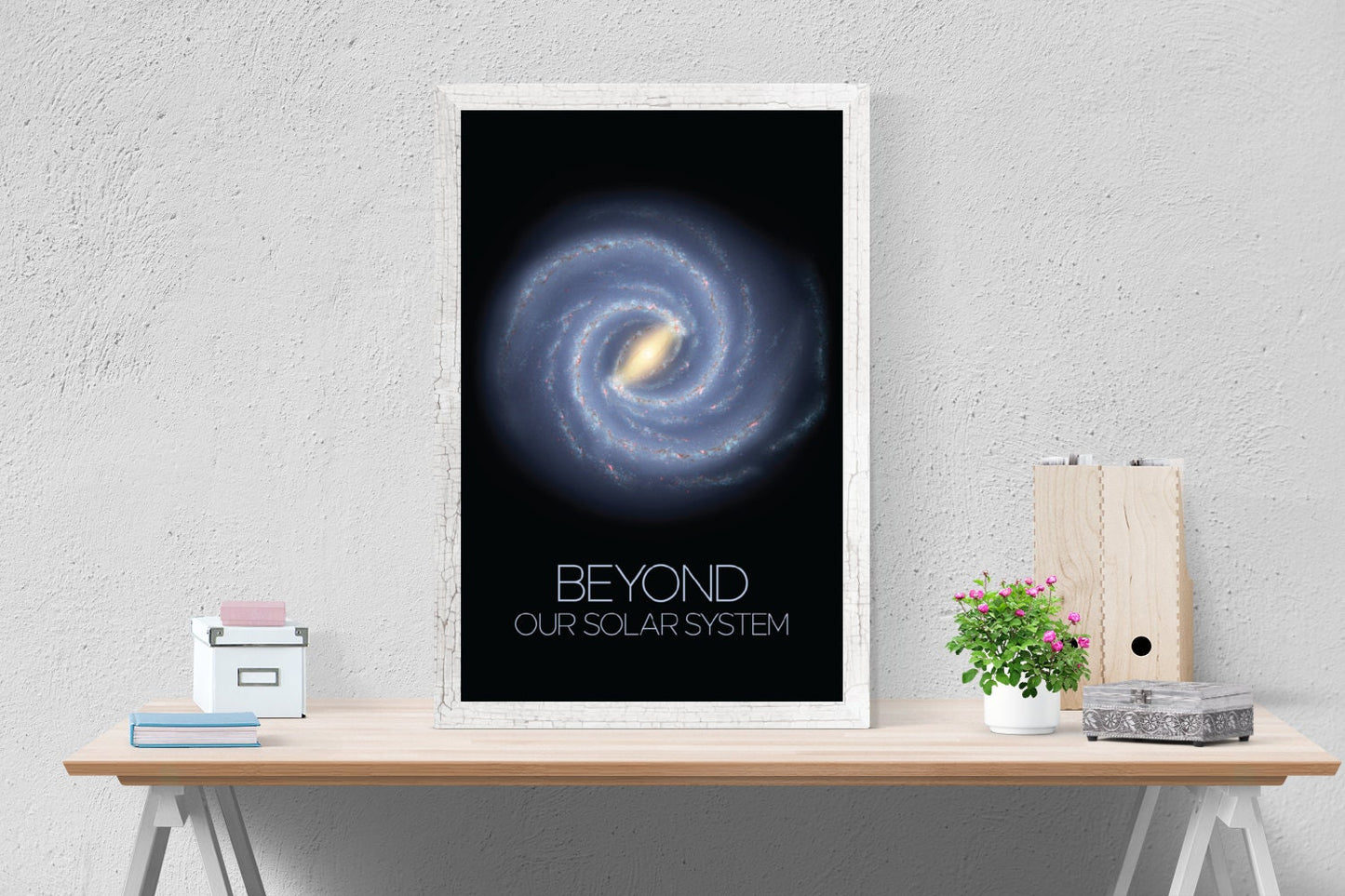 Beyond Our Solar System | NASA Art | Space Artwork | Galaxy Swirl | Solar System Art | Space Poster | Solar System Print | Space And Galaxy