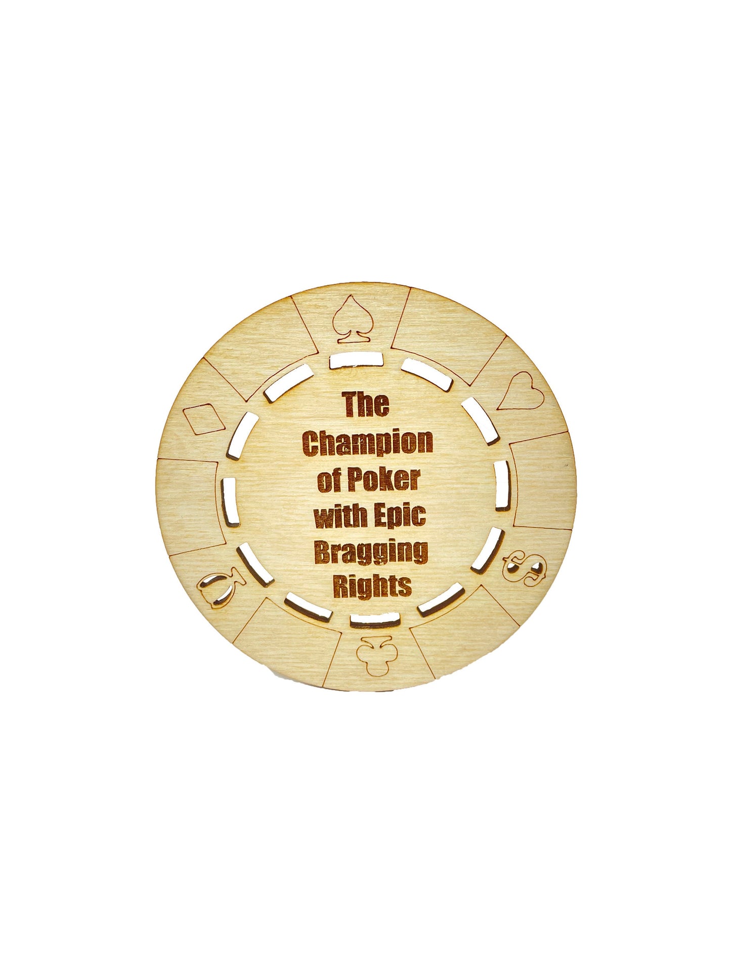 Poker Chip Tournament Trophy | Gag Gift | Epic Bragging Rights