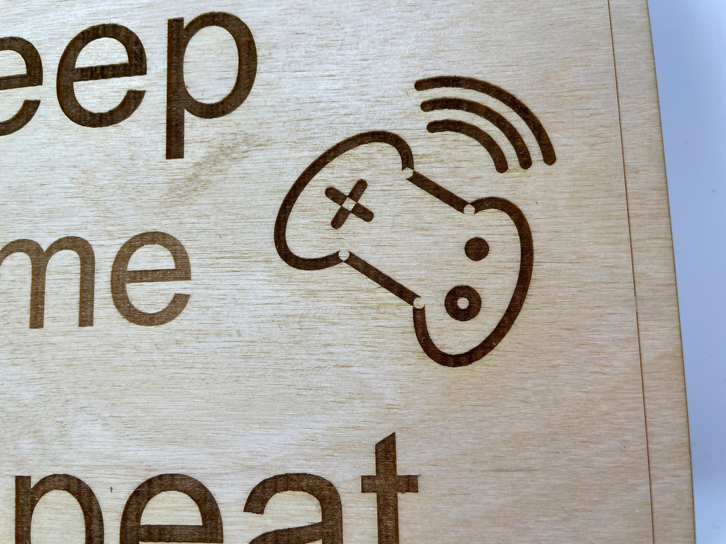Eat Sleep Game Repeat | Video Gamer Home Decor