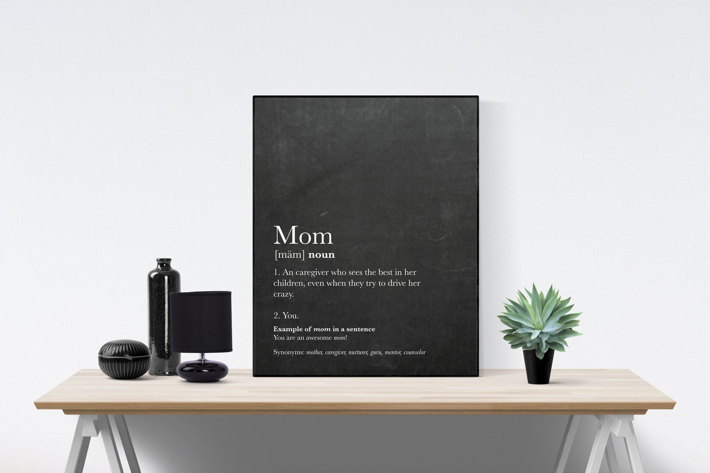 Mom Definition | Art Print | Mother | Birthday Gift