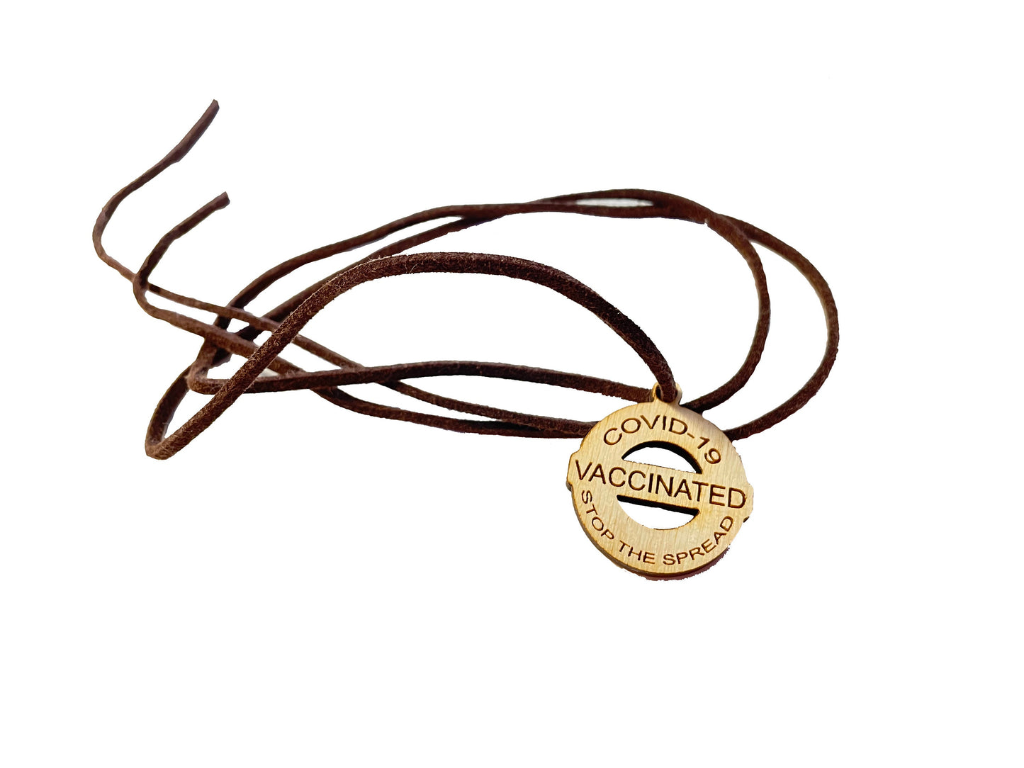 Coronavirus Vaccinated | Stop The Spread | COVID-19 Vaccination Necklace