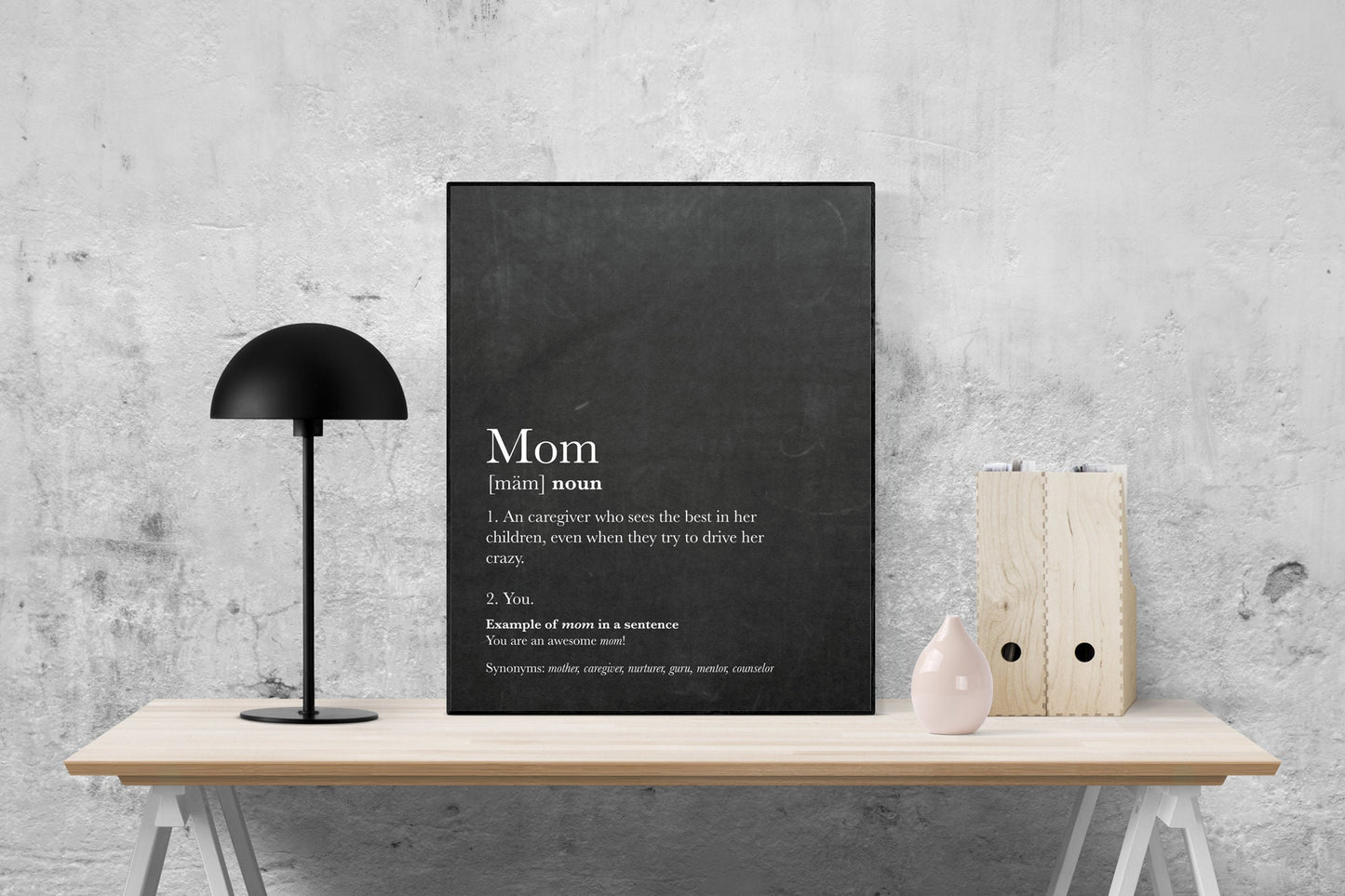 Mom Definition | Art Print | Mother | Birthday Gift