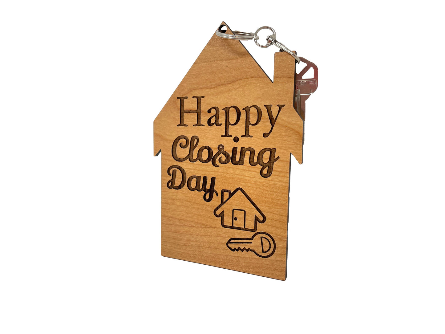 Happy Closing Day Wood Card | Real Estate | Housewarming Gift
