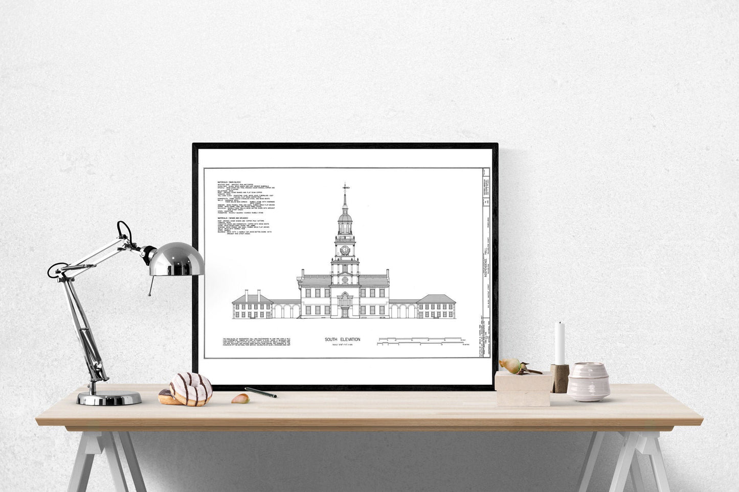 Independence Hall | Declaration of Independence | American Revolution | United States | George Washington | Thomas Jefferson | Art Print