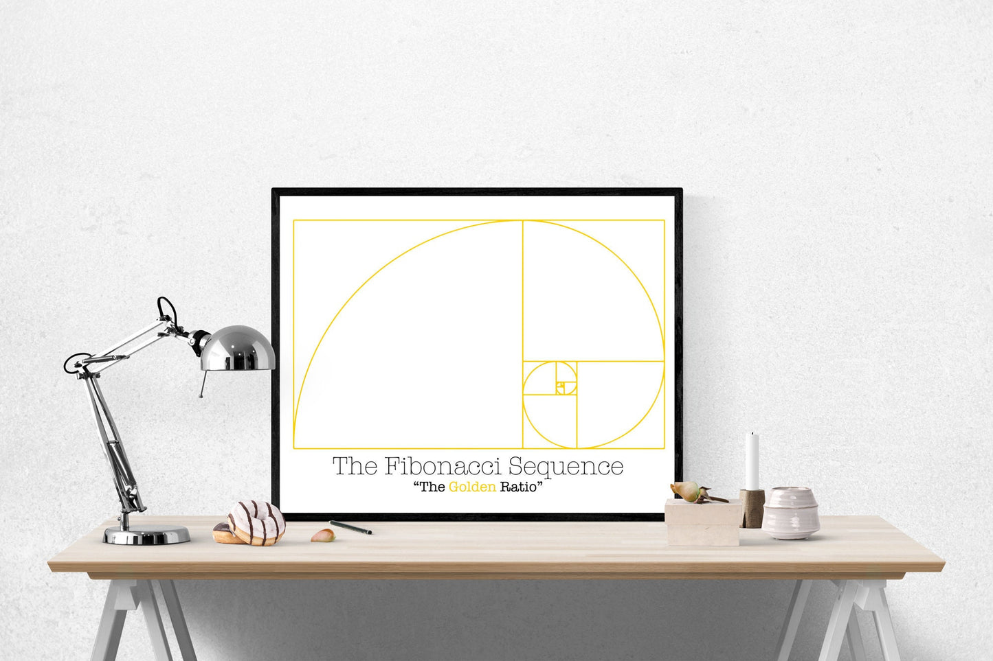 The Fibonacci Sequence | The Golden Ratio | Mathematics Art Print