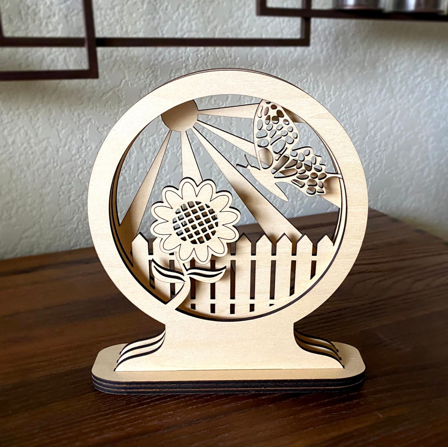 Summer Days Layered Window Picture | Home Decor