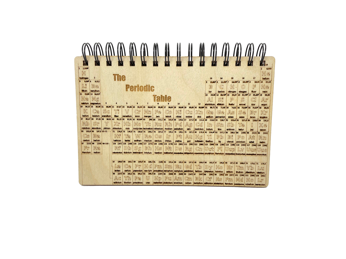 The Periodic Table Of Elements Notebook | Drawing Diary