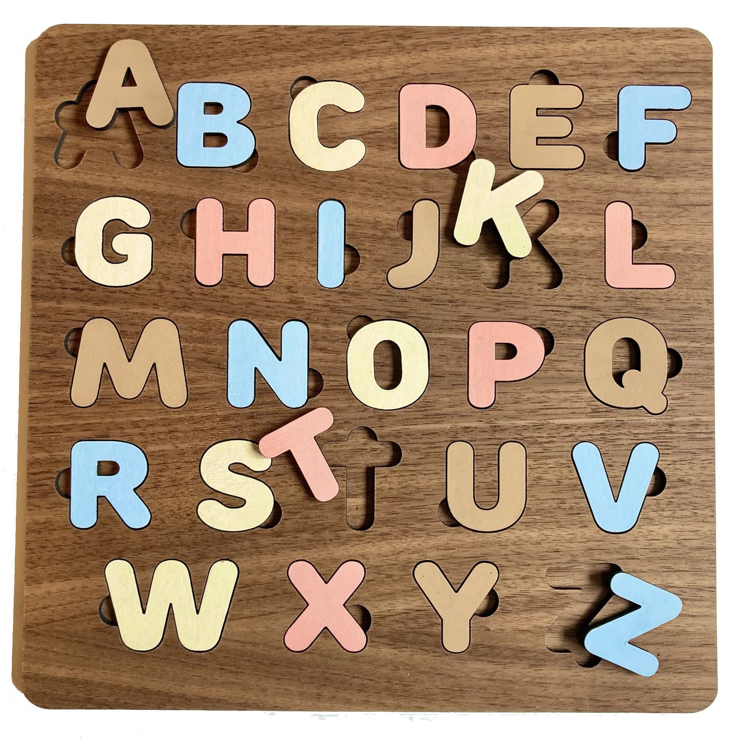 DIY Wooden ABC Alphabet Puzzle | Early Education | Each letter of the English Alphabet | Assembly Required