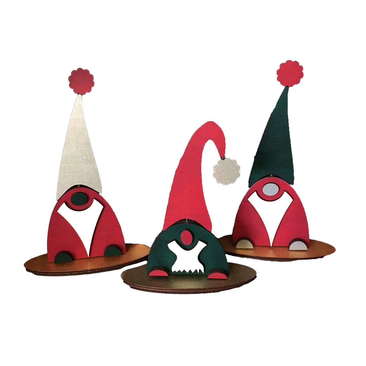 DIY Mix-n-Match Holiday Elves (Set of 3) | Christmas | Winter Decor | Do It Yourself | Size: 1.5x4.3x6 inches | Paint And Assembly Required