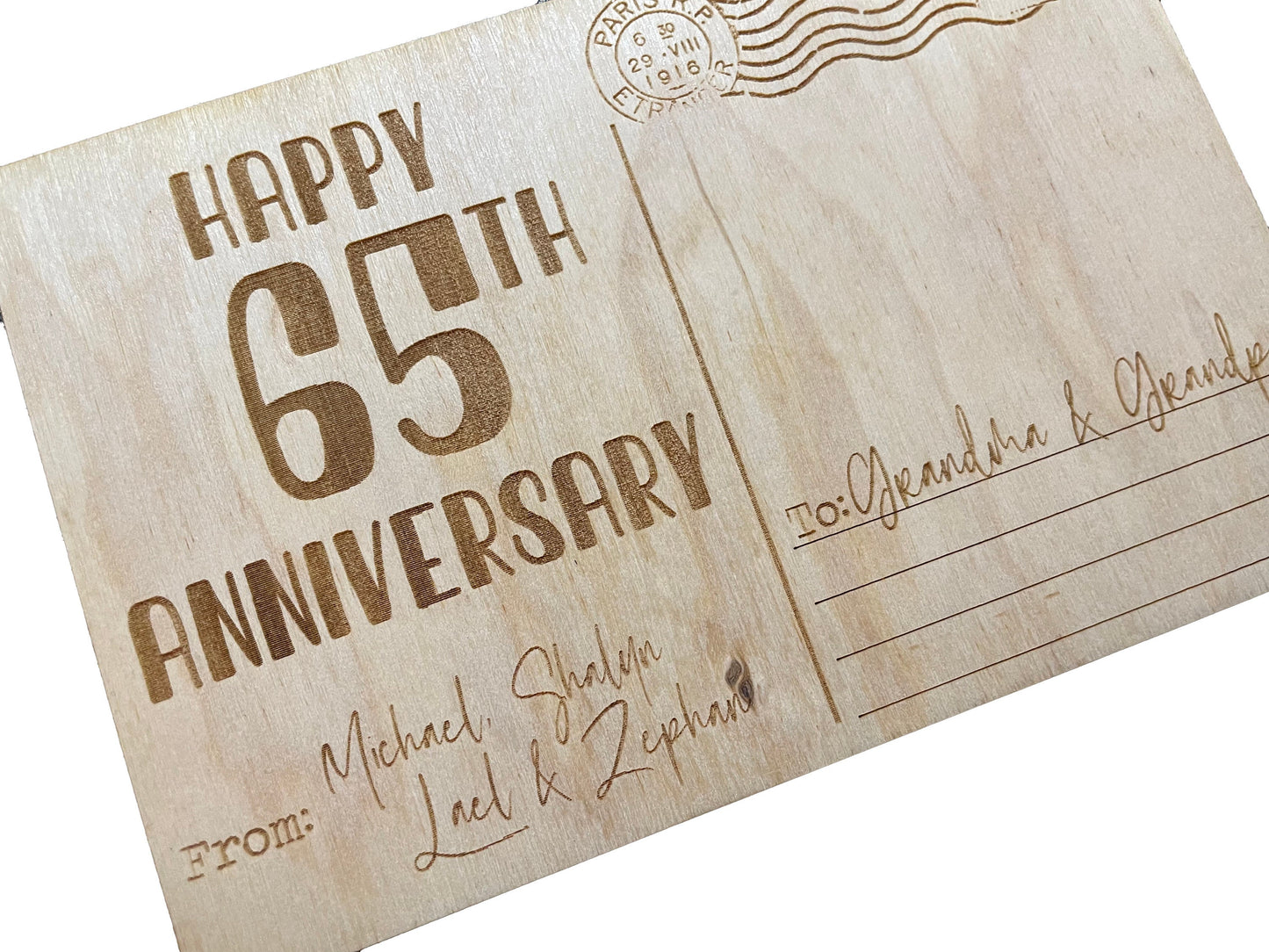 Happy Anniversary Card | Parisian Postcard