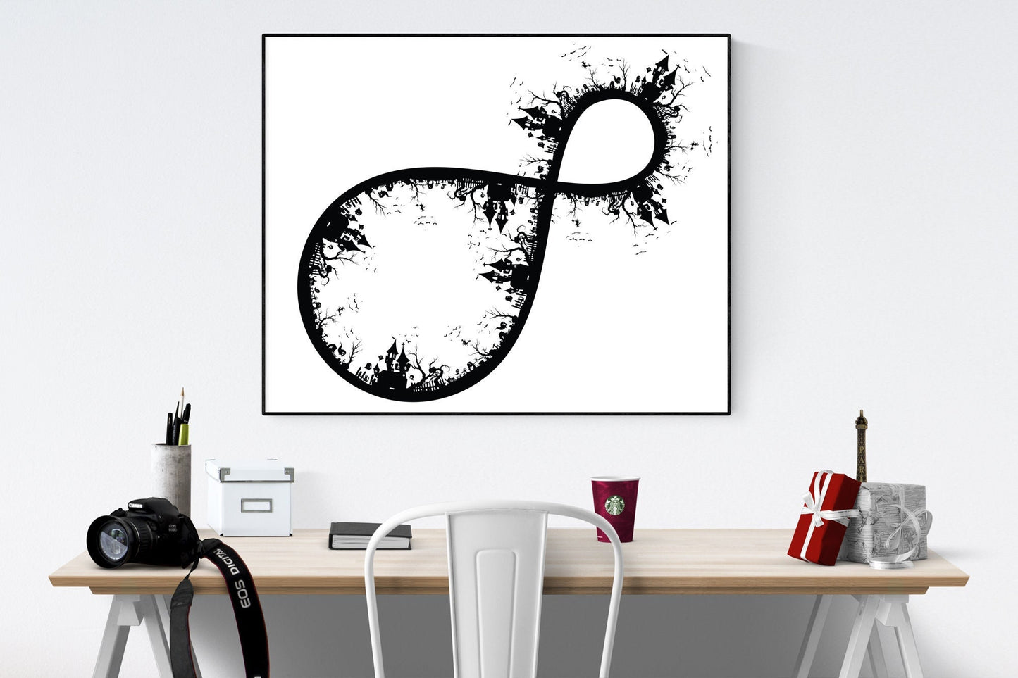 Halloween Forever | Fall Decor | Halloween Infinity Art Print