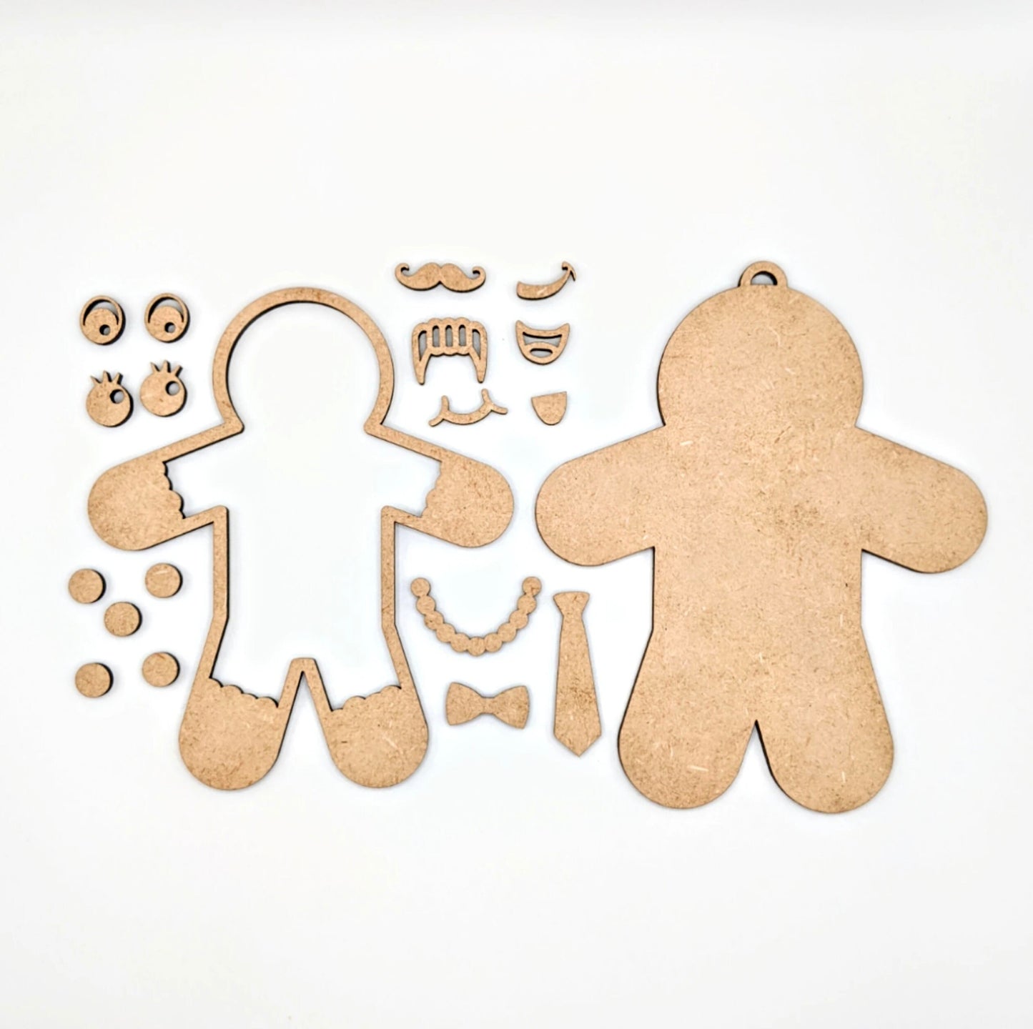 Make Your Own Gingerbread Man Ornament | DIY Paint | Gift | Present Tag | Christmas Tree Ornament