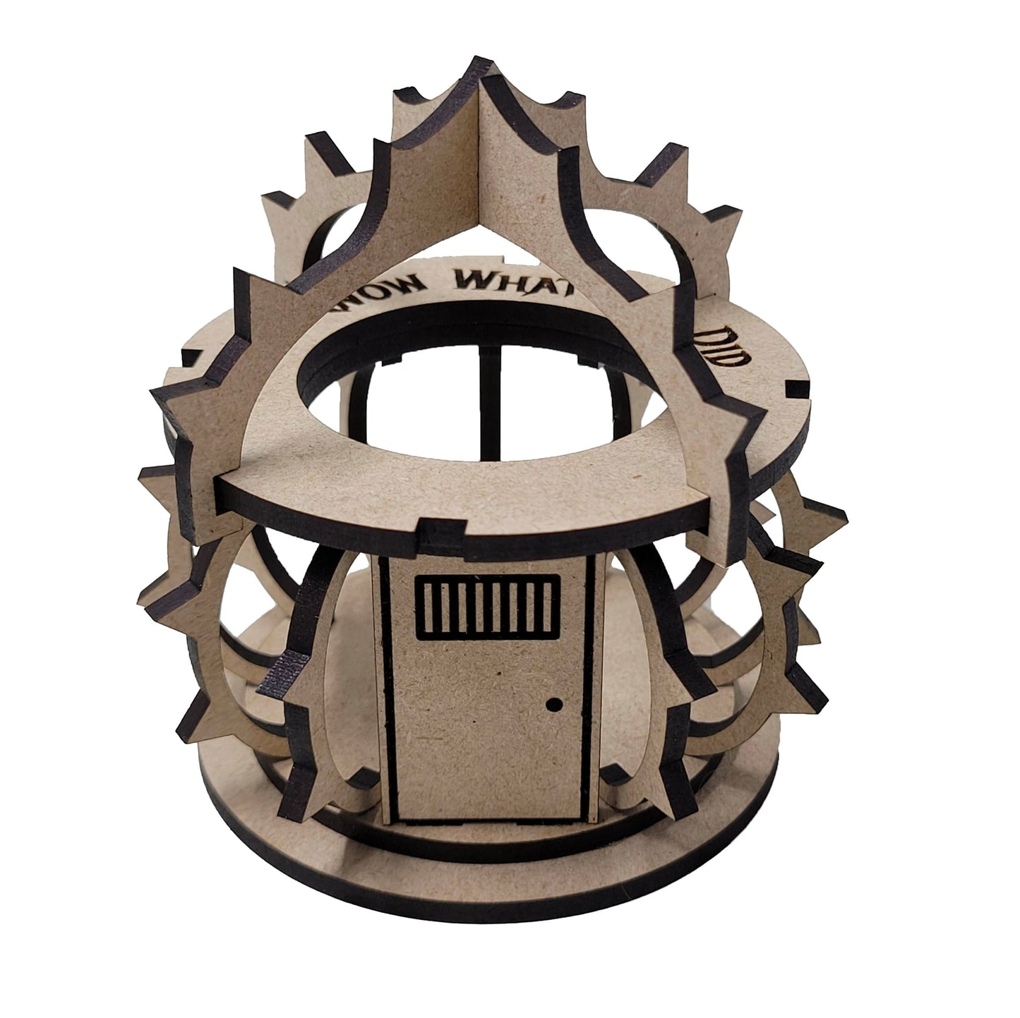 Twist Top Dice Jail | DIY Paint Project | Completed Size: 3.5 x 3.5 x 4.0 in | Board Game Accessory