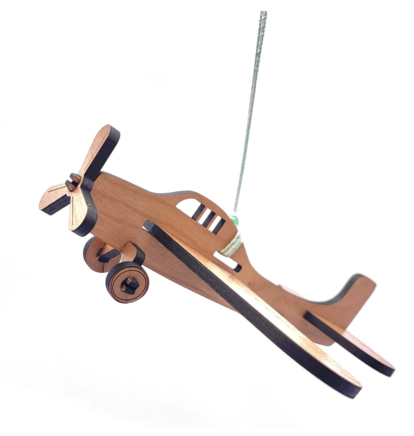 DIY Single Propeller Model Airplane | 2.2 x 5.6 x 4.9 inches | Paint Your Own Plane Kit