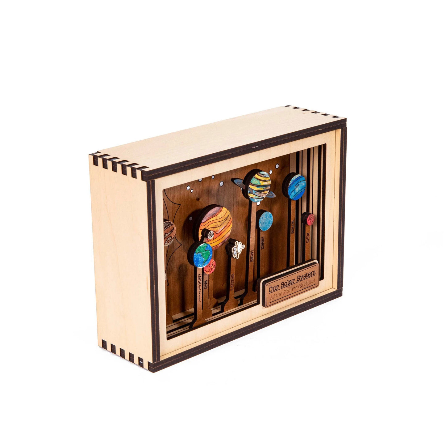 My Planetary Diorama Kit | Montessori | Early Education | Learning About The Solar System | Shadowbox | STEM | DIY Set | Assembly Required