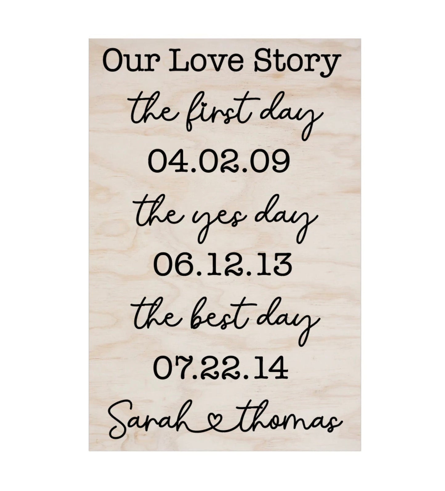 Our Love Story Sign | DIY Paint And Assembly | Wall Sign