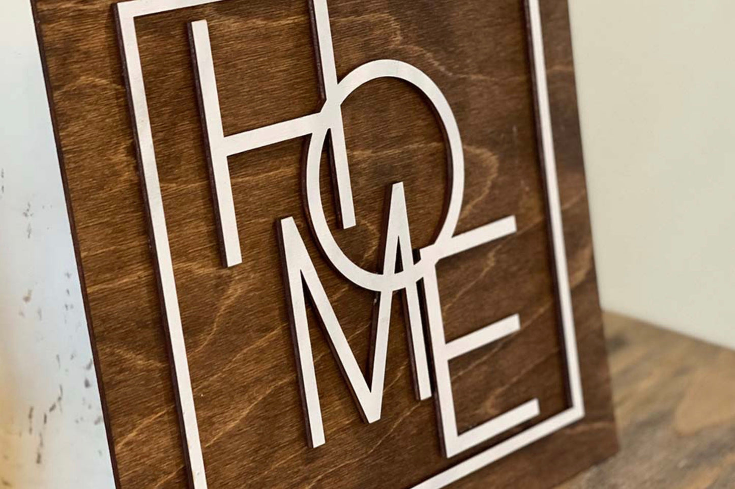 Modern Home Sign | Farmhouse | DIY Paint And Assembly | Wall Sign
