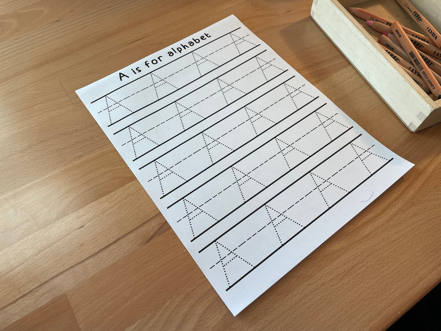 Digital Download | S Is For Story | Primary Letter | Practice Writing Alphabet | Single Page PDF File | Print As Many As You Need