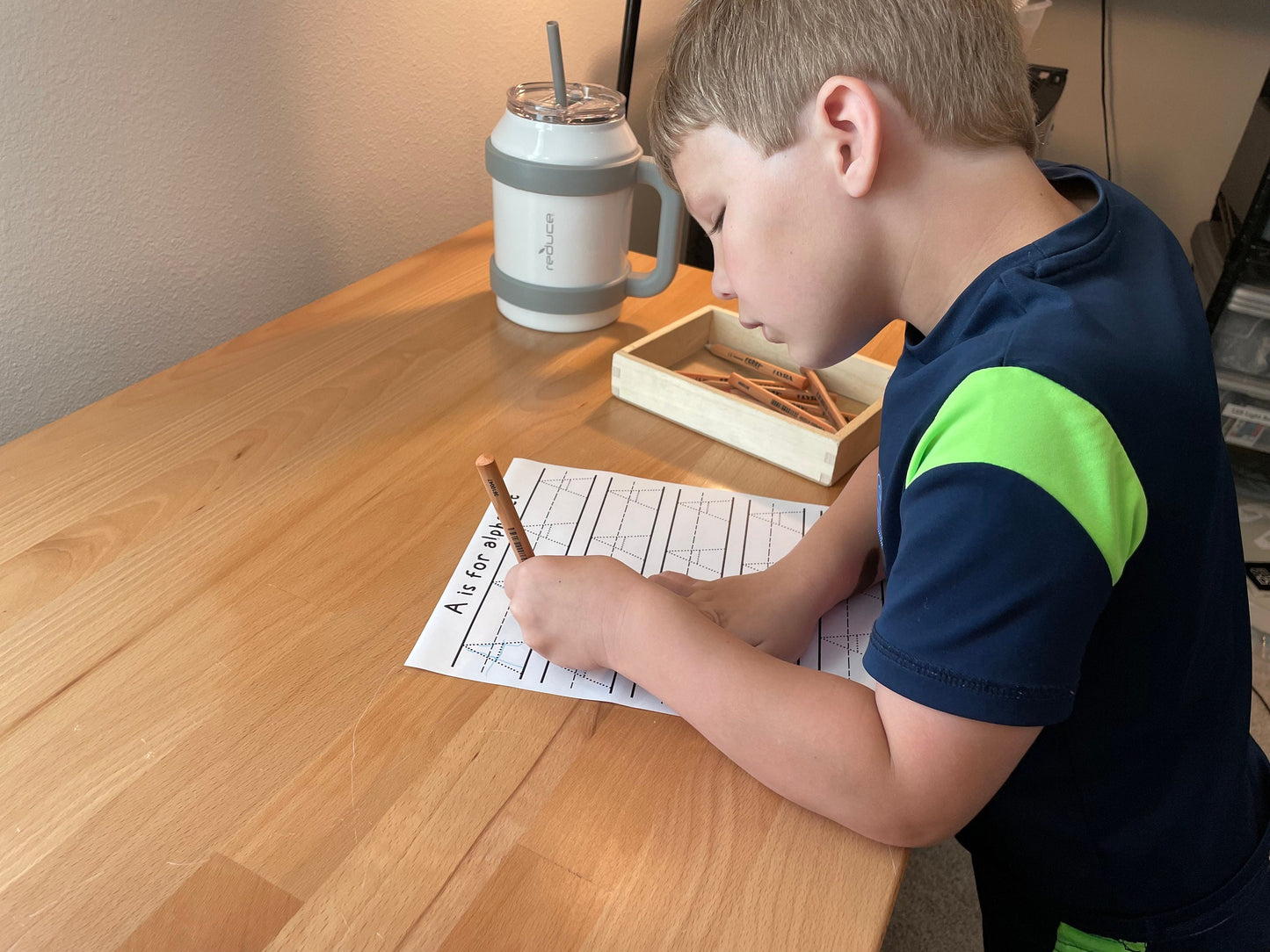 Digital Download | S Is For Story | Primary Letter | Practice Writing Alphabet | Single Page PDF File | Print As Many As You Need