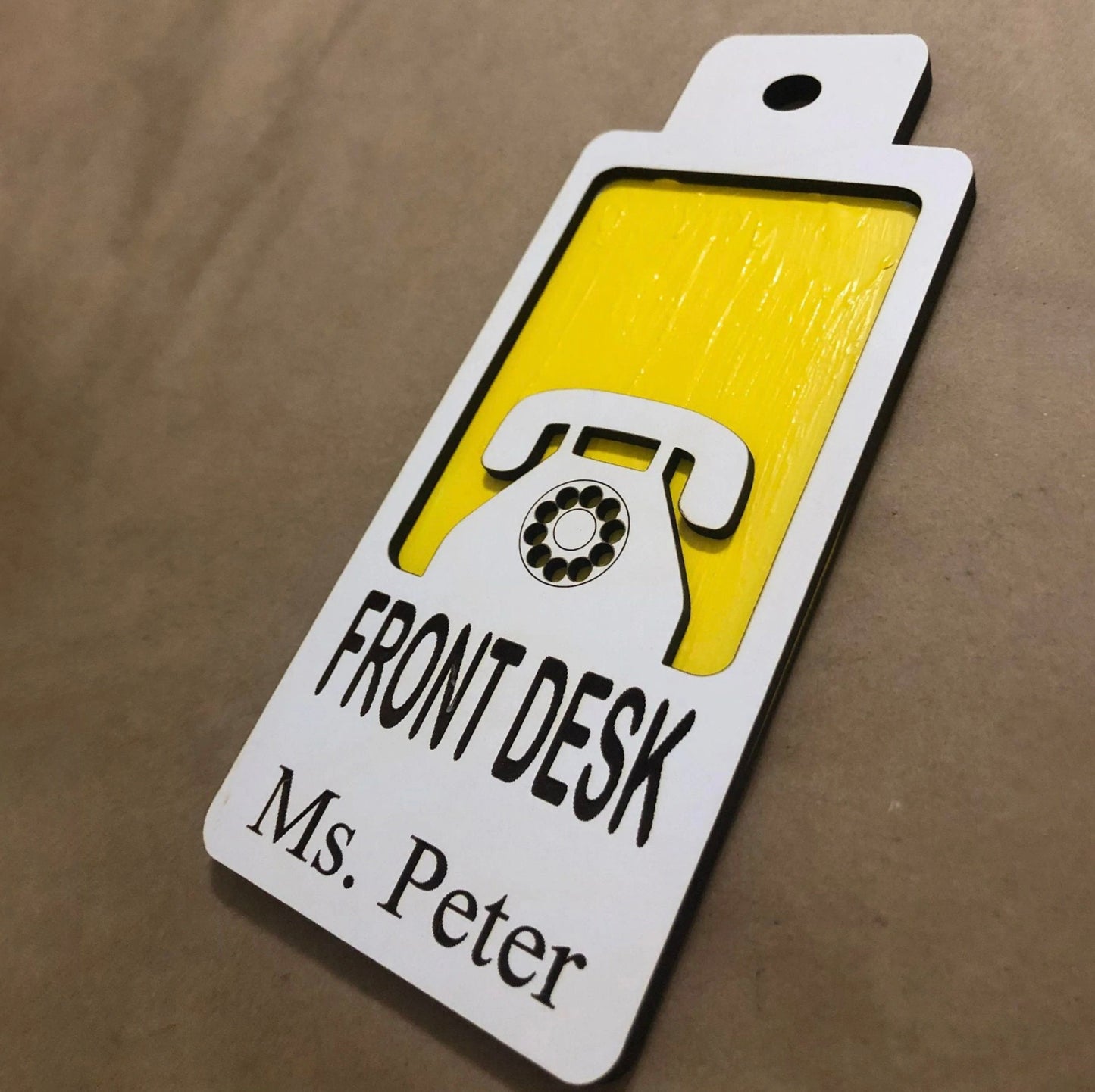 Set of 6 Hall Passes | School Teacher | Personalized Optional | Wood | Requires Painting And Assembly