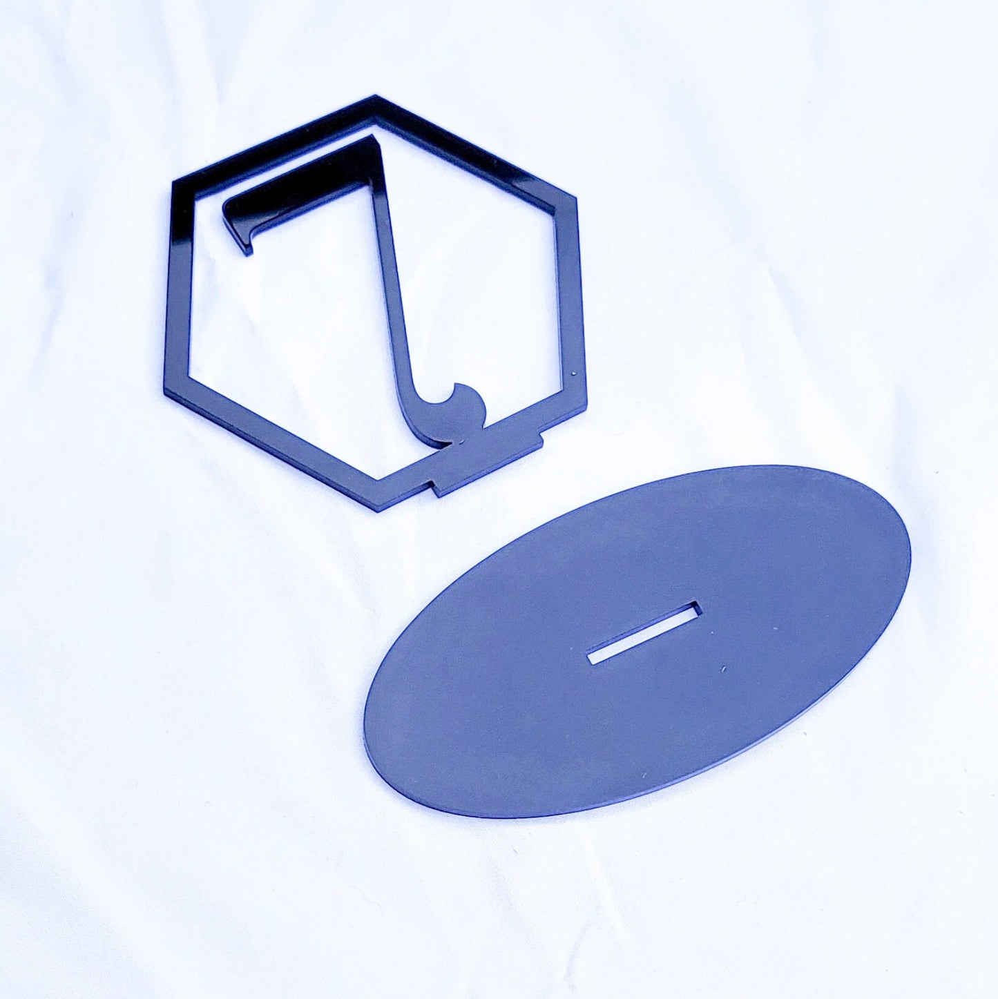 Table Numbers with Stands | Oval Base | Made of Wood | Requires Painting