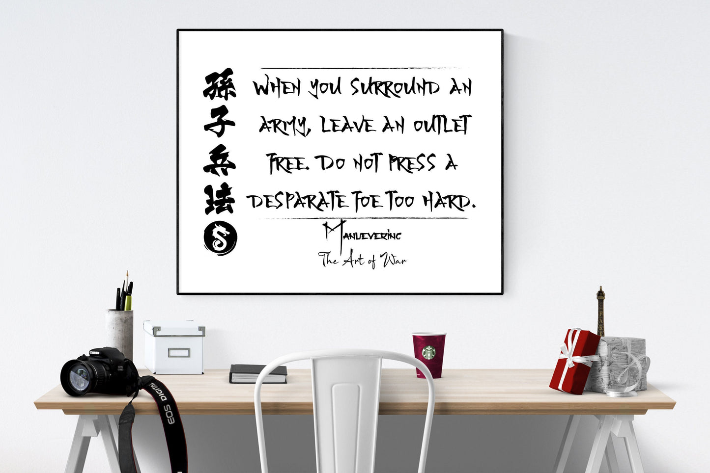 When You Surround An Army, Leave An Outlet Free | Maneuvering | The Art Of War | Sun Tzu | Art Print