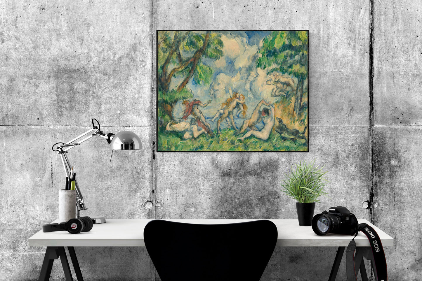 The Battle Of Love | Paul Cezanne | French | Art Print