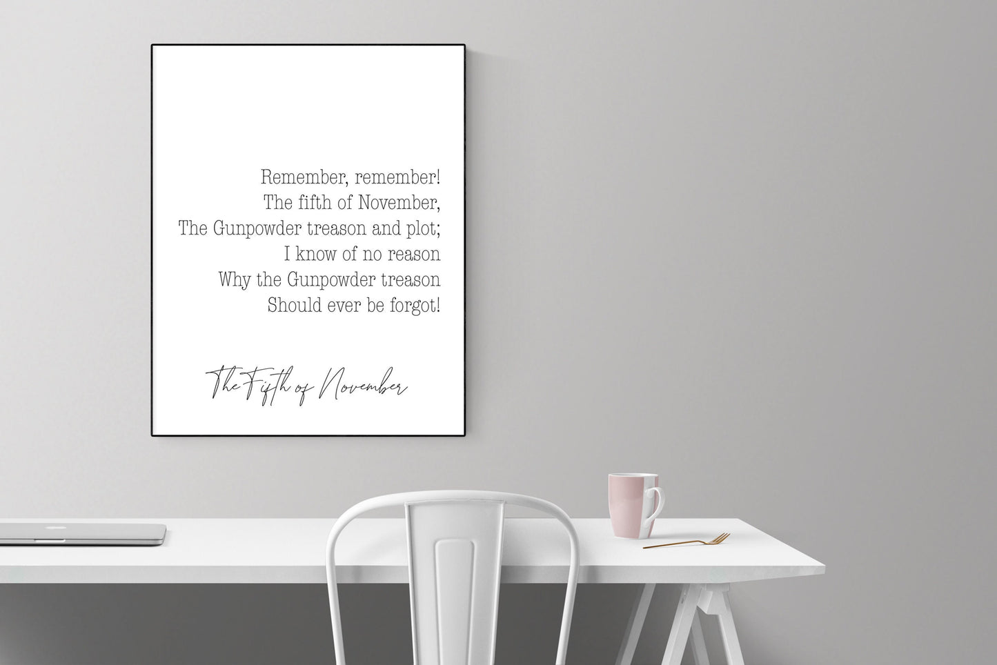 The Gunpowder Treason And Plot | Remember The Fifth Of November | Guy Fawkes | Art Print