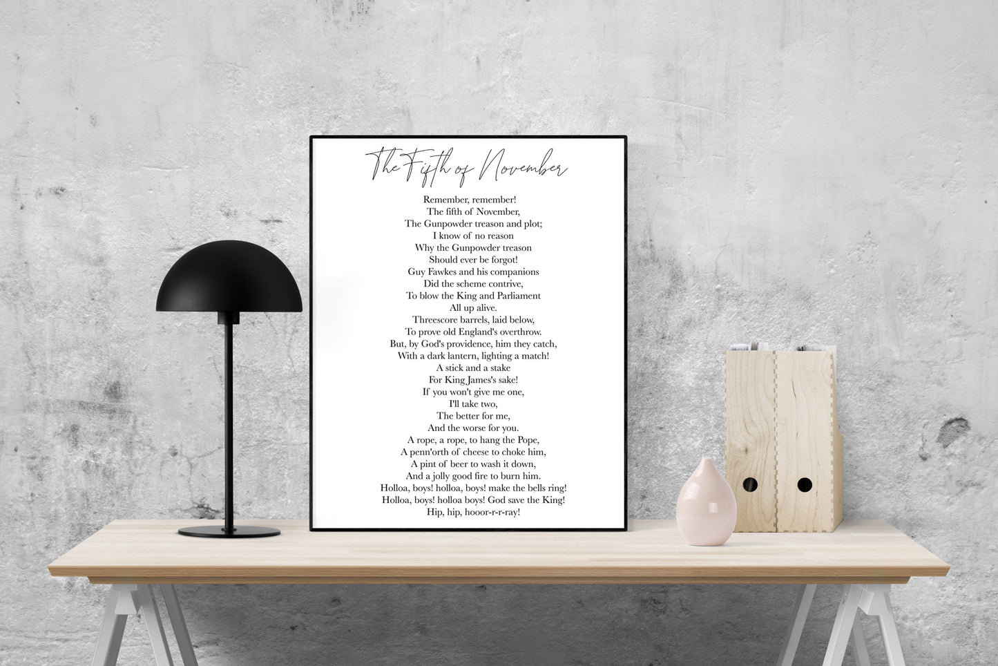 The Gunpowder Treason And Plot | Remember The Fifth Of November | Guy Fawkes | Art Print
