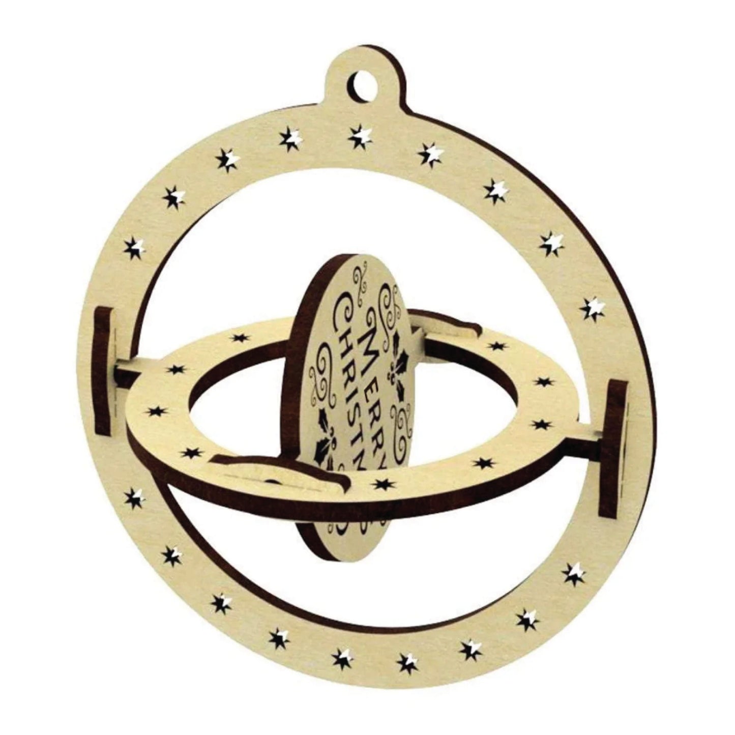 Merry Christmas Ornament | Gyroscope | Gift | Christmas Tree
