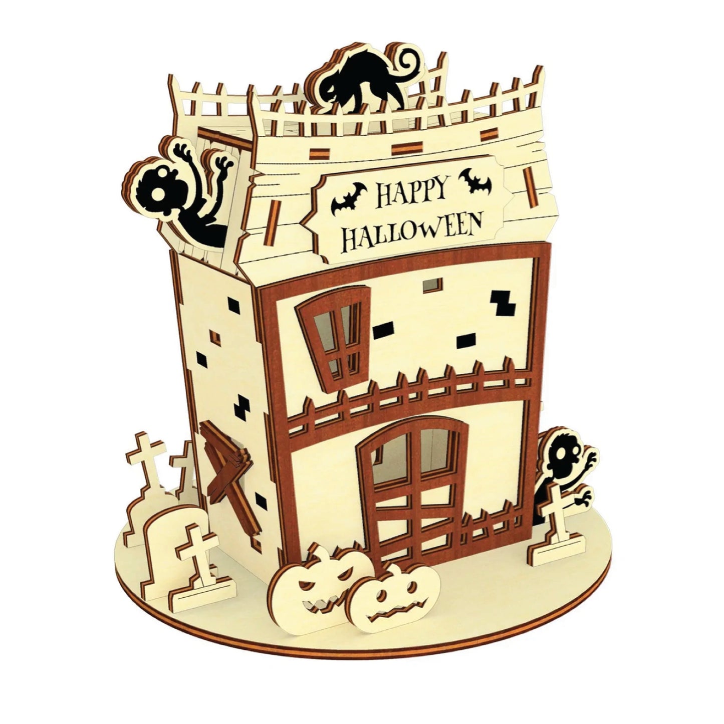 The Zombie's Halloween House | DIY Assembly And Painting Required