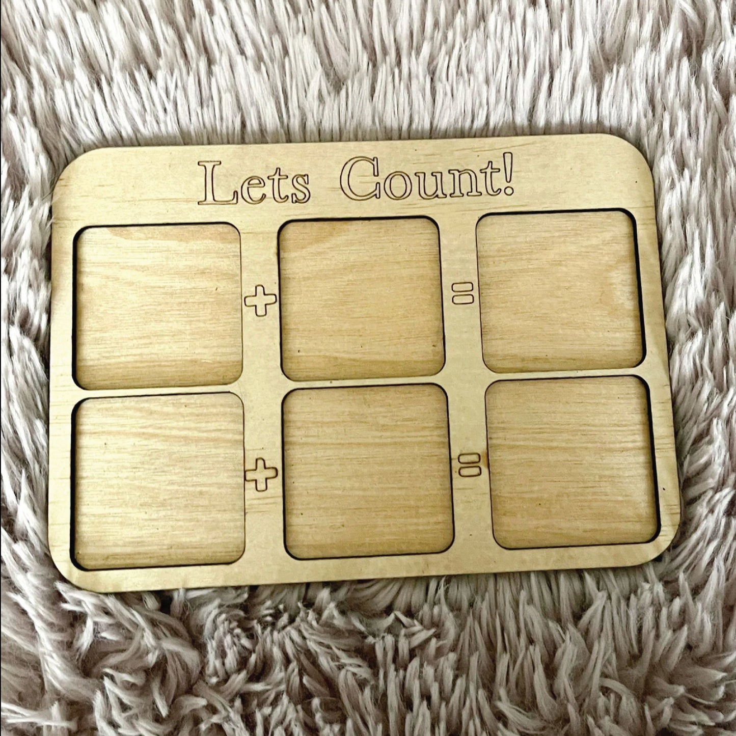 DIY Let's Count | Educational Puzzle | Counting Game | Assembly Required