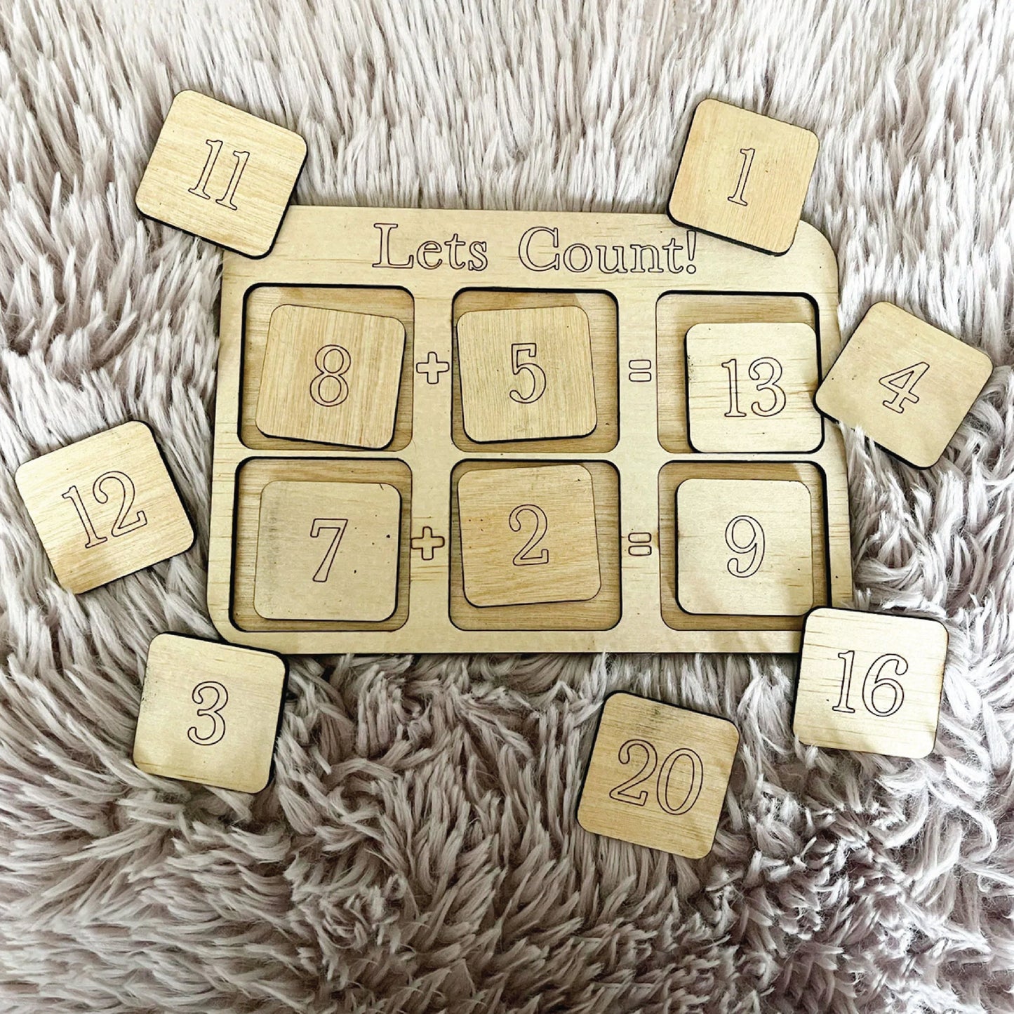 DIY Let's Count | Educational Puzzle | Counting Game | Assembly Required