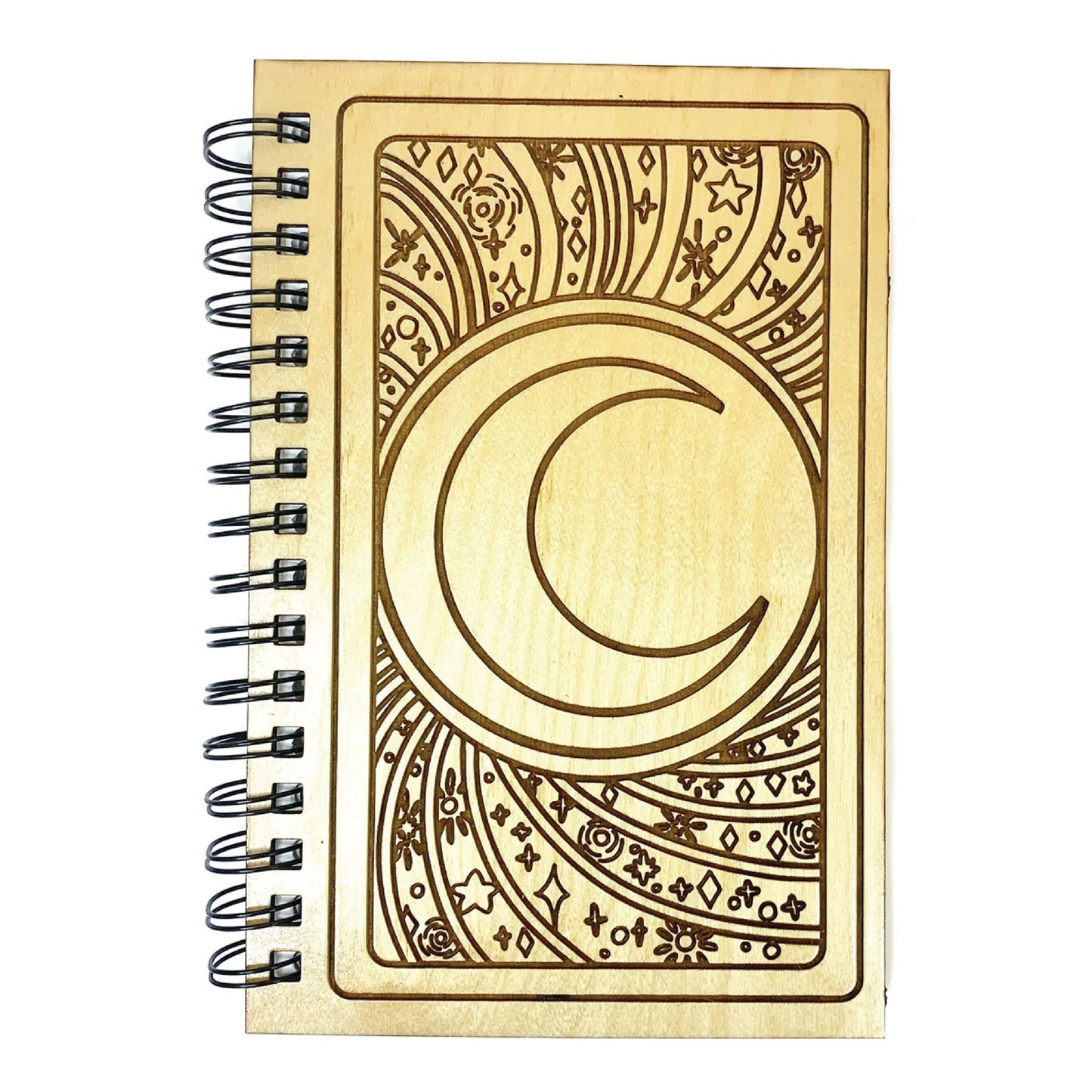Moon And Stars | Wood | Drawing Diary