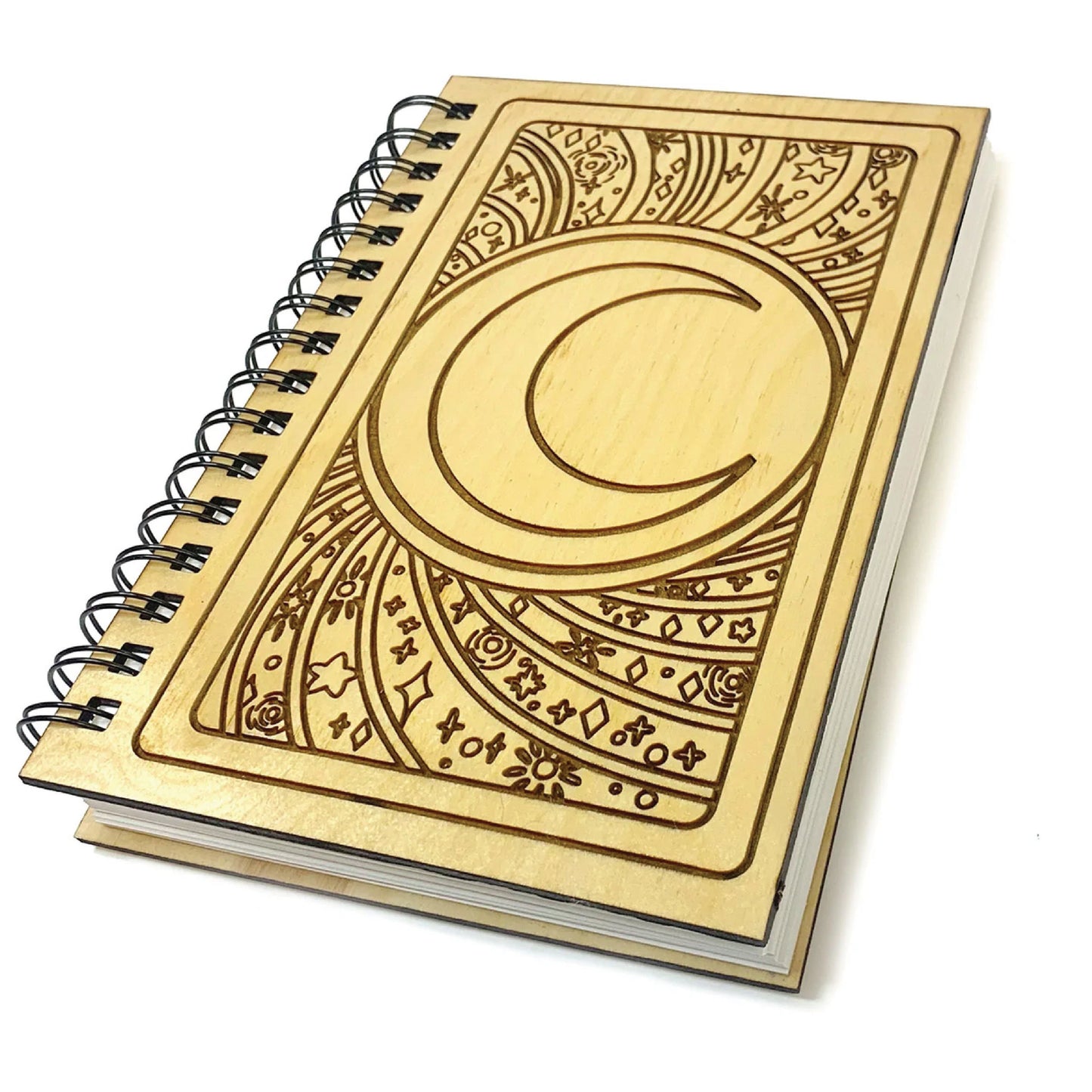 Moon And Stars | Wood | Drawing Diary