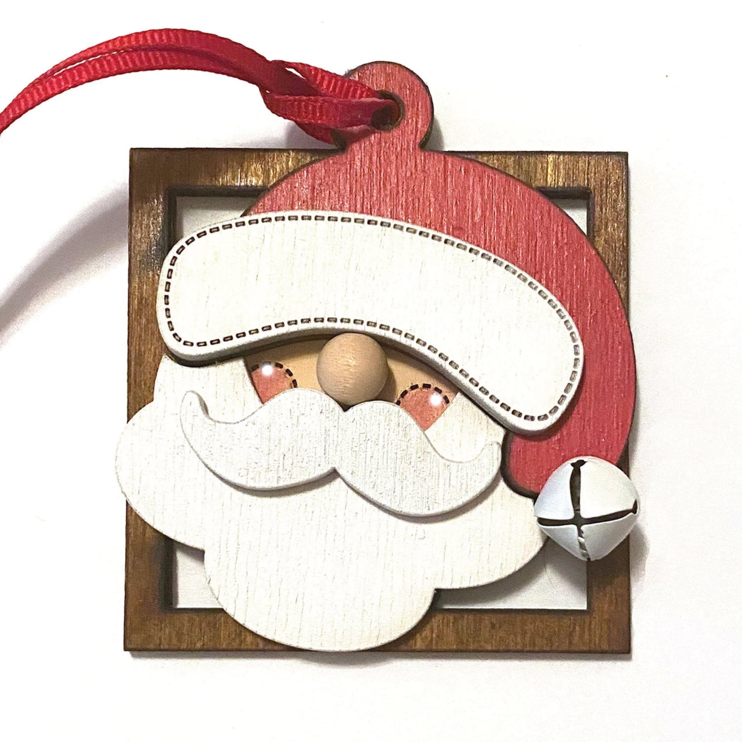 DIY Rustic Santa Claus | Gift | Present Tag | Christmas Tree Ornament