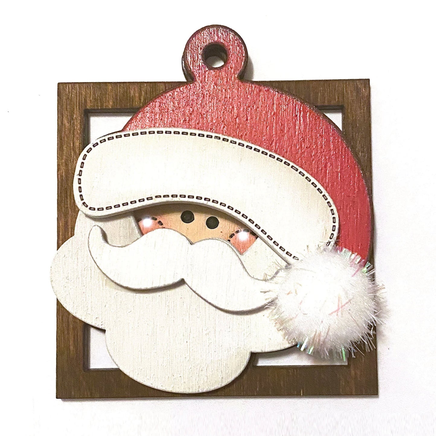 DIY Rustic Santa Claus | Gift | Present Tag | Christmas Tree Ornament