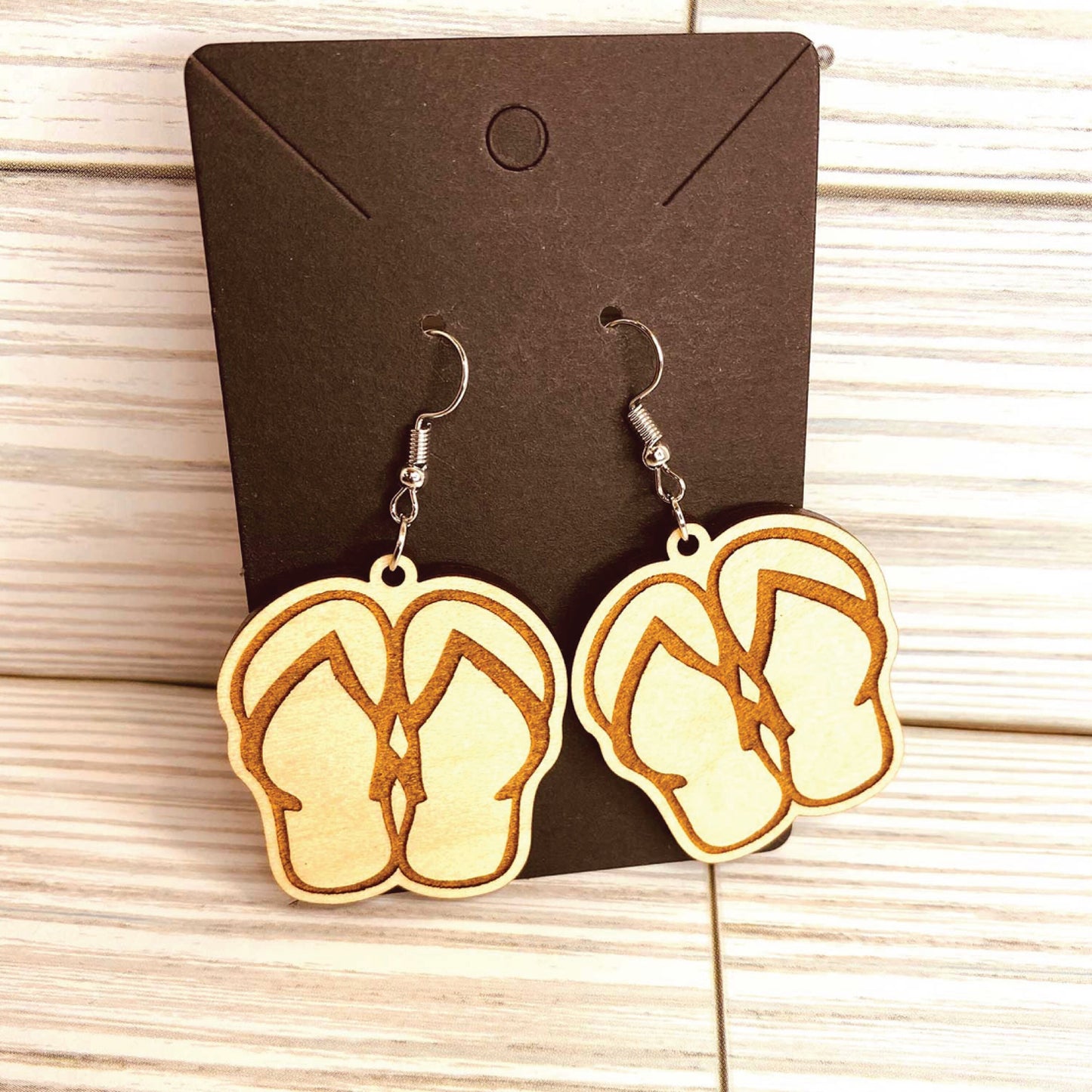 Flip Flop Summer Fun Stud & Dangle Earrings | Requires Painting