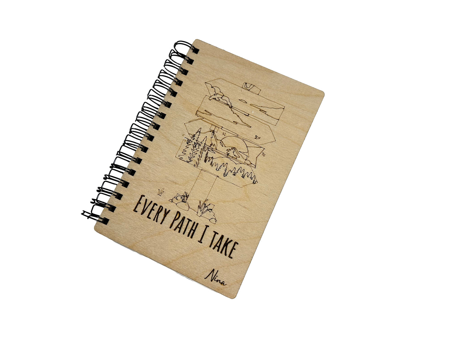 Every Step I Take | Nature | Forest | Writing Journal Or Diary | Sketchbook