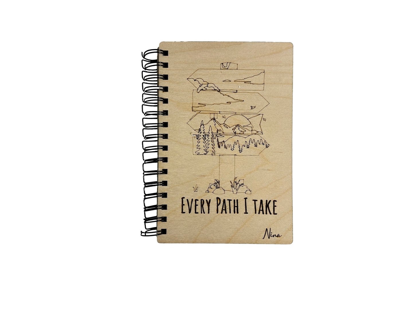 Every Step I Take | Nature | Forest | Writing Journal Or Diary | Sketchbook