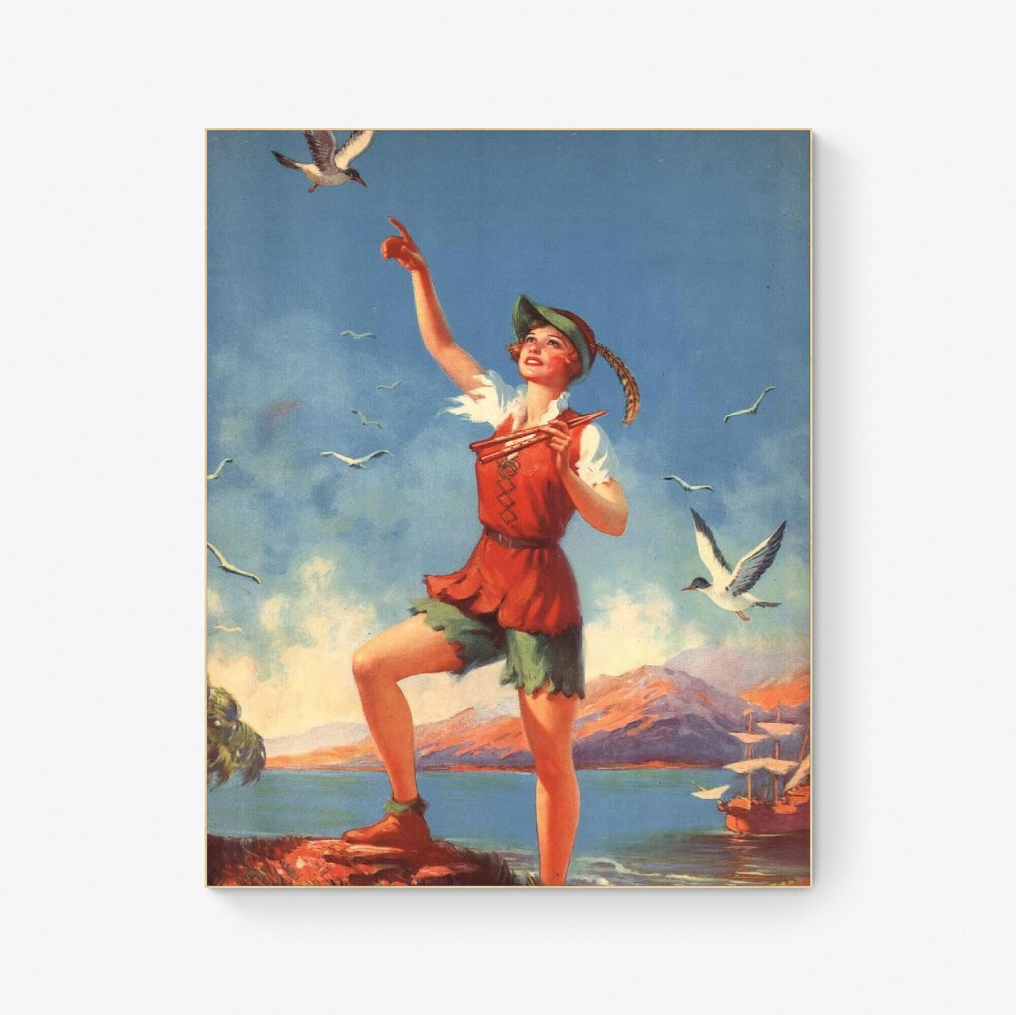 Peter Pan | Edward Mason Eggleston Painting | Giclée Art Print