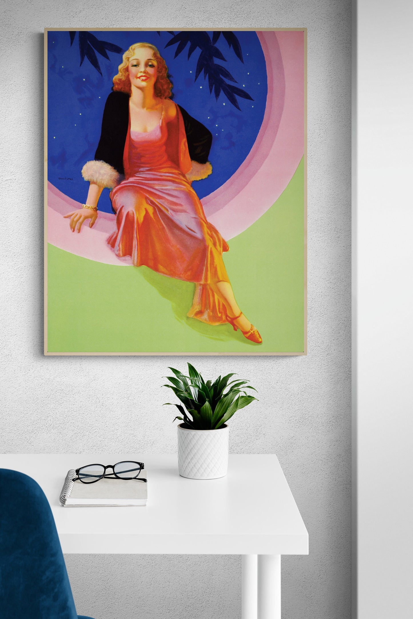 Smiling Through | Edward Mason Eggleston Painting | Giclée Art Print