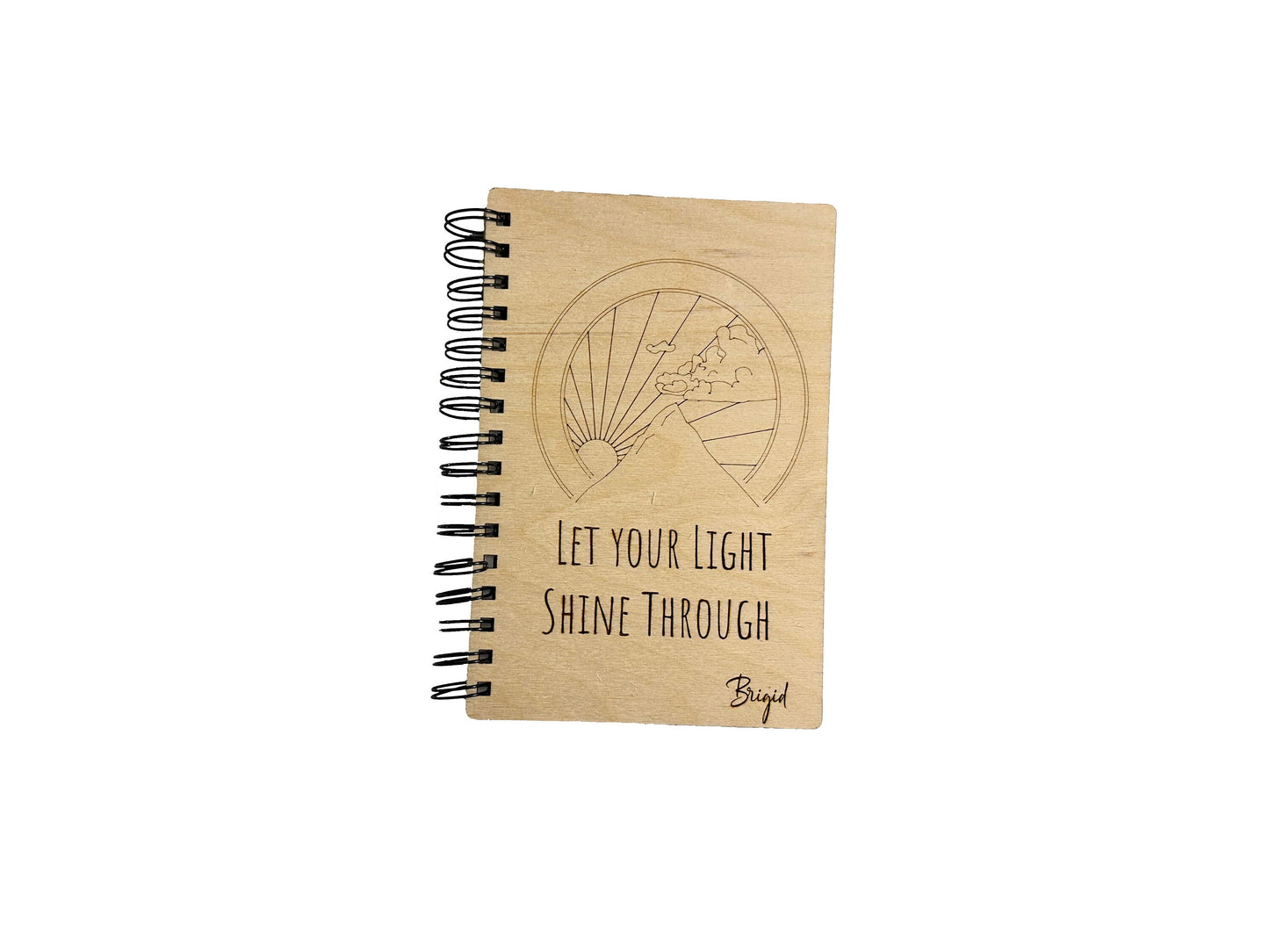 Let Your Light Shine Through | New Years Resolution | Forest | Writing Journal Or Diary | Sketchbook