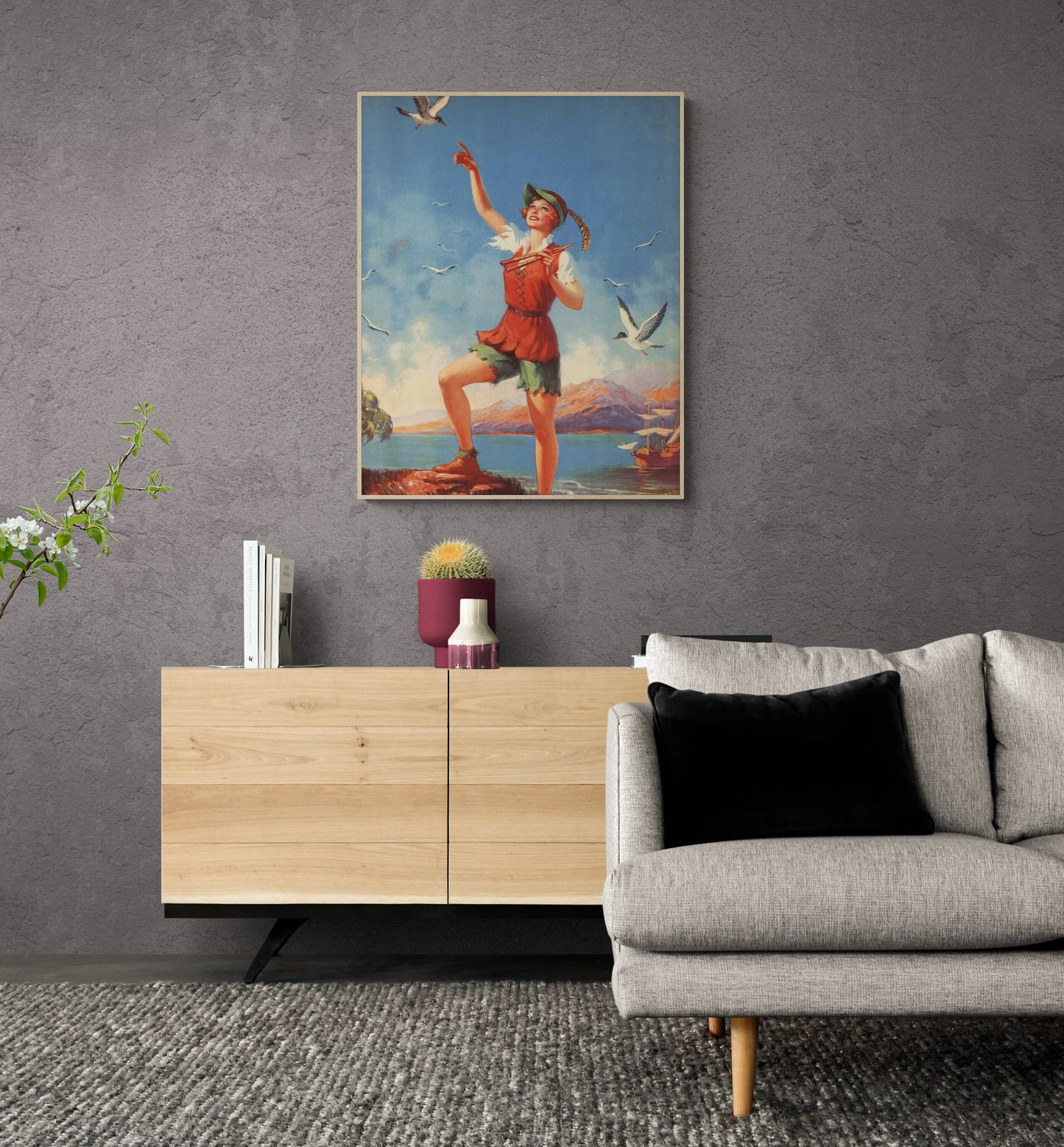 Peter Pan | Edward Mason Eggleston Painting | Giclée Art Print