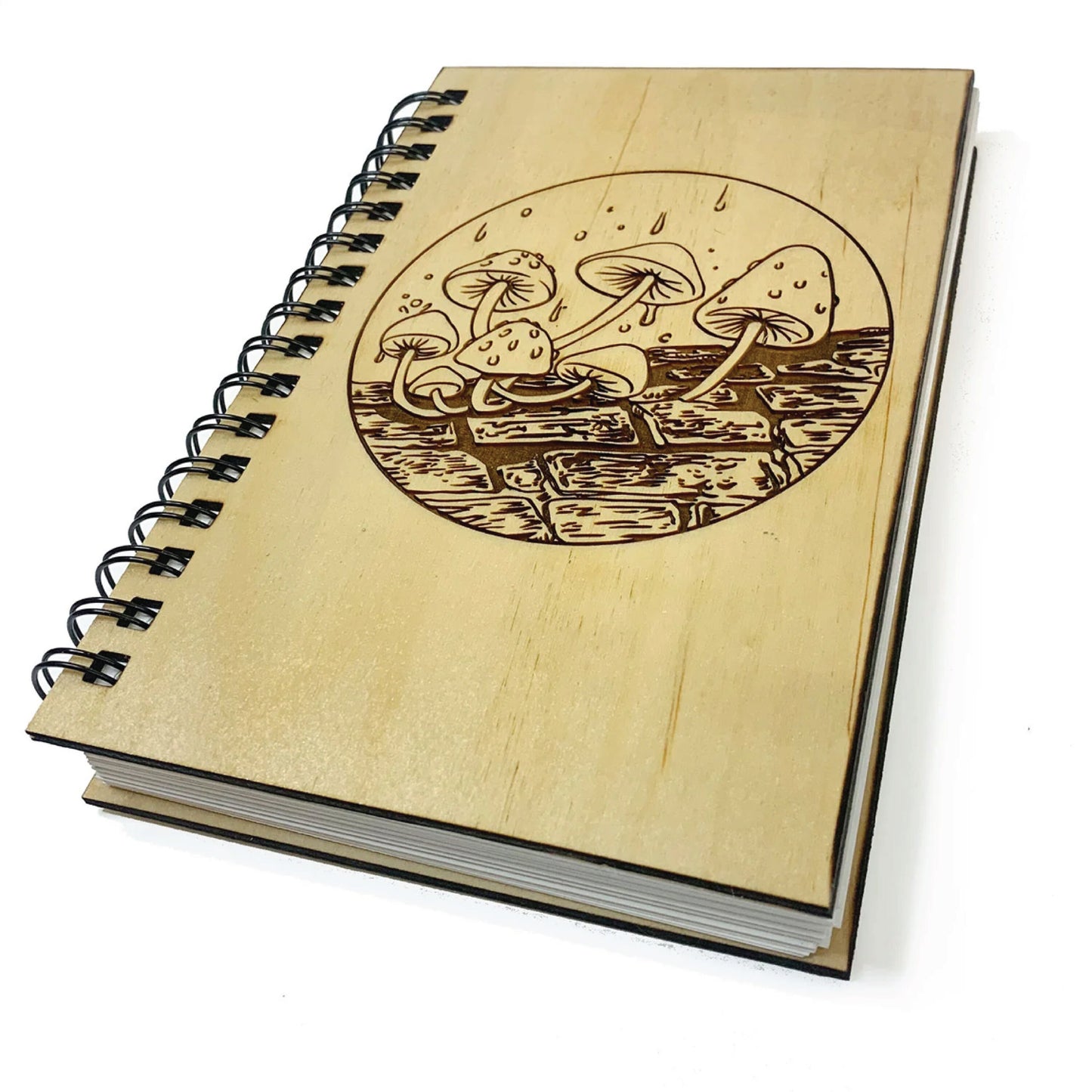 Mushroom And Fungi Circle Journal | Study Trees, Mushrooms, Leaves, Animals, Birds and Insects | Drawing Or Sketching Diary