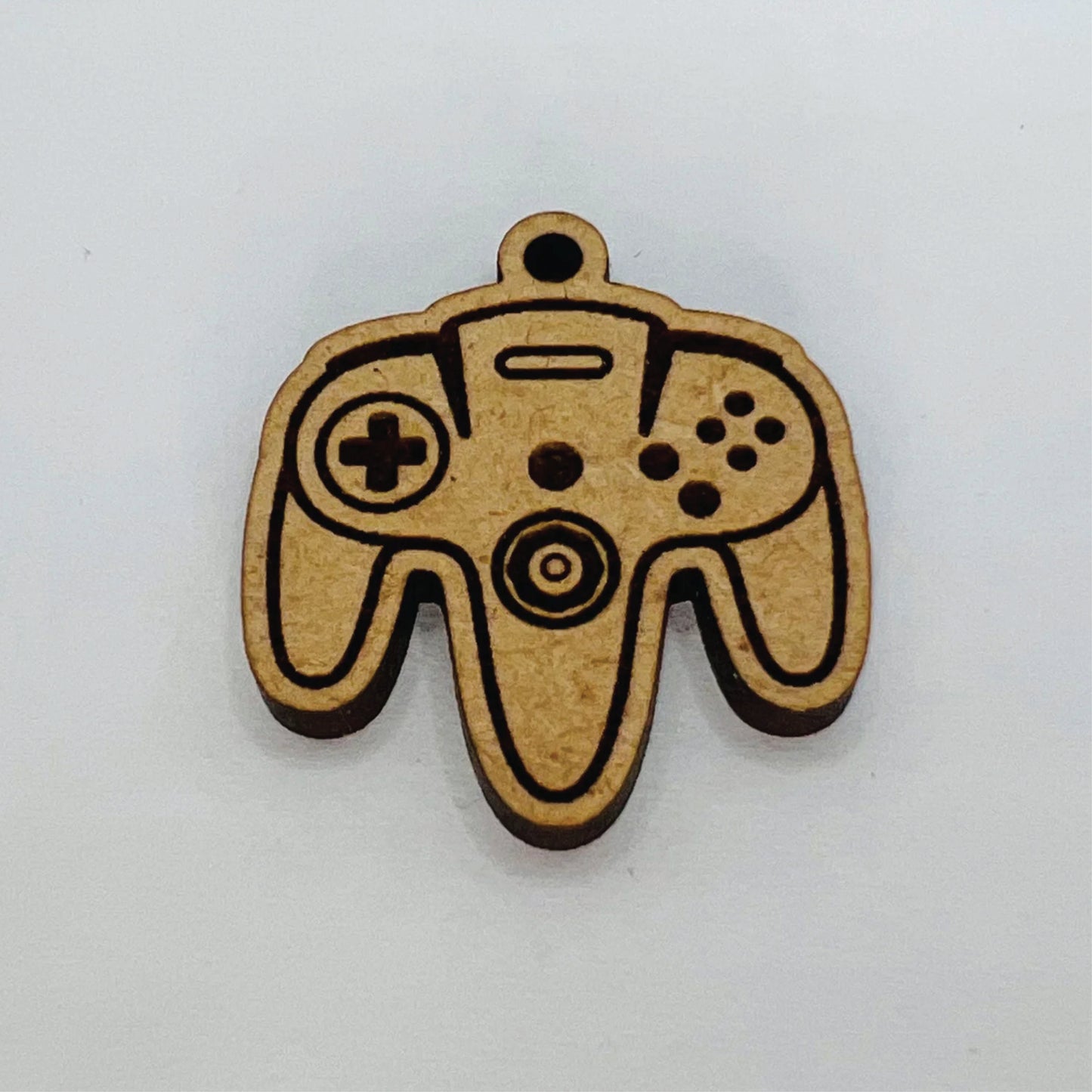 N64 Controller | Video Game Controller Player Gamer Earrings | Requires Painting