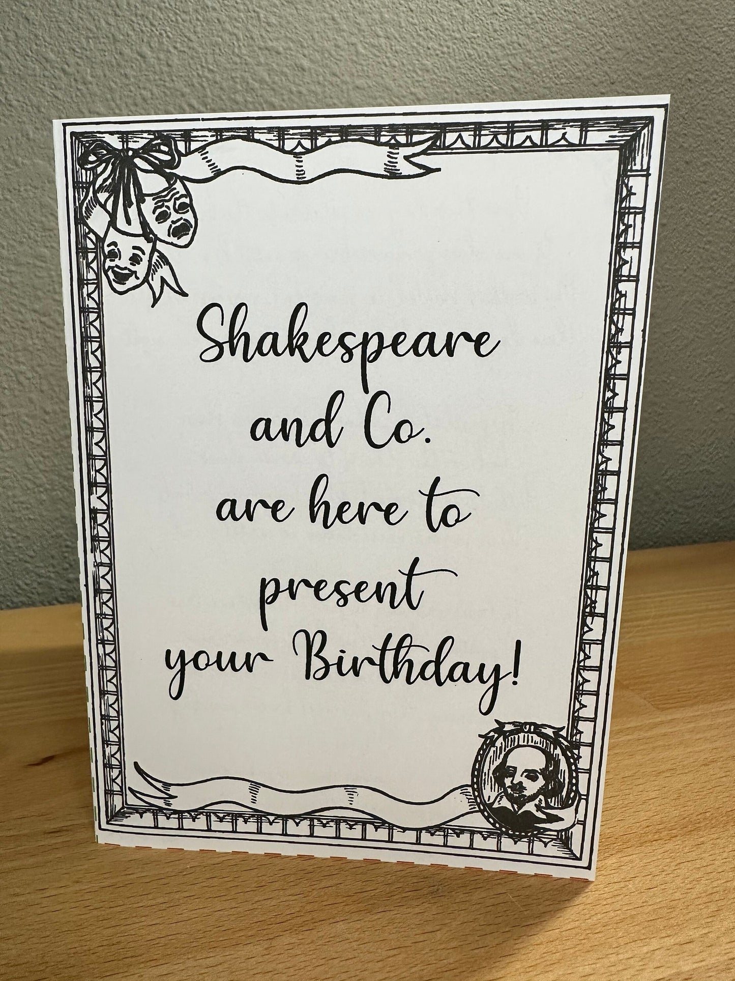 Create Your Own Card | Personalized Written Shakespearean-Style Sonnet | Custom Greeting Card, Card For Him, For Her Custom Birthday Card